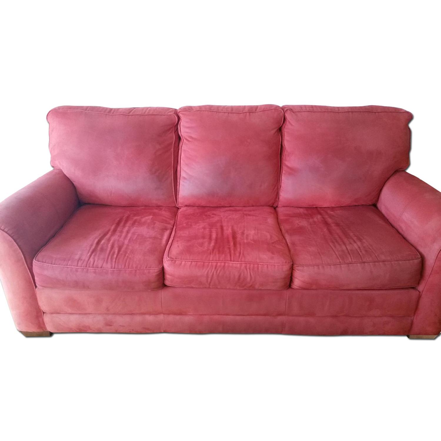Red Queen Size Sleeper Sofa - image-0