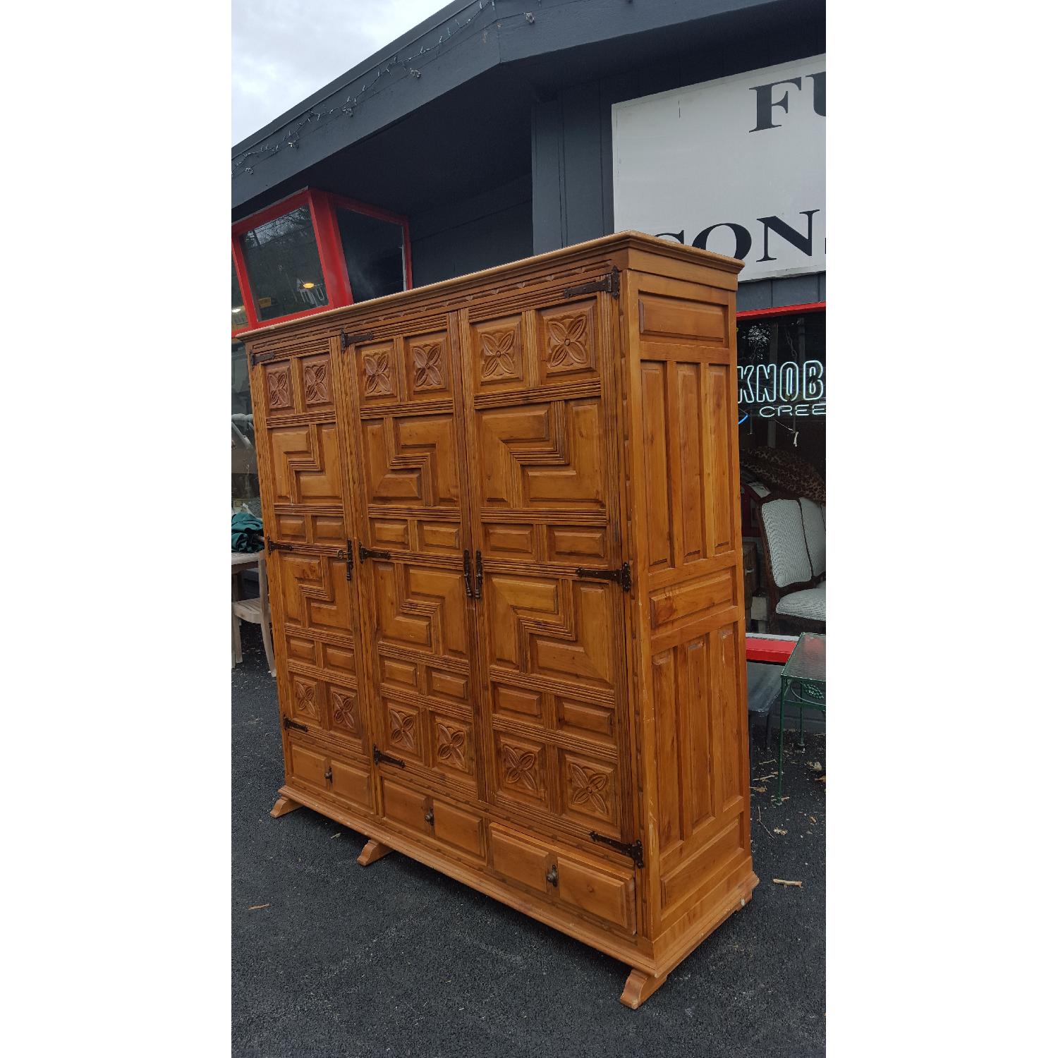 Wood Wardrobe - image-1