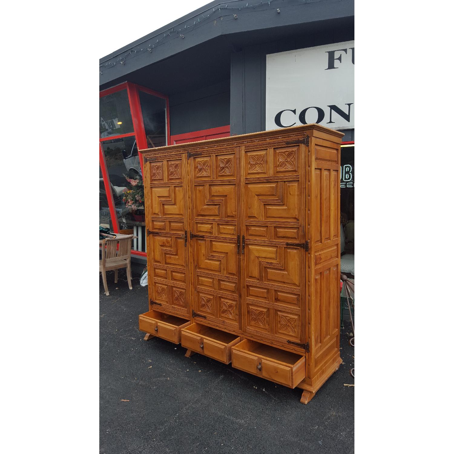 Wood Wardrobe - image-2