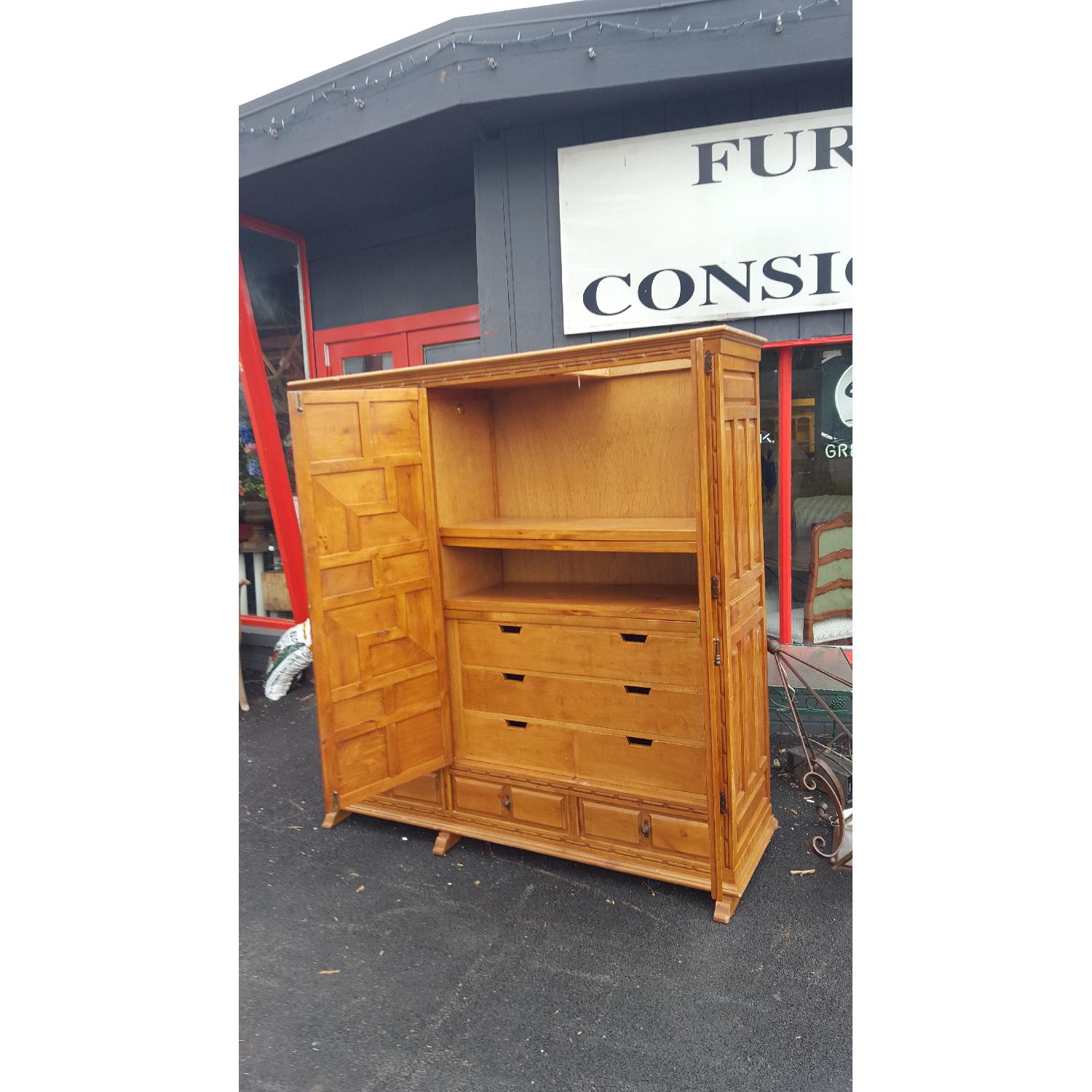 Wood Wardrobe - image-4