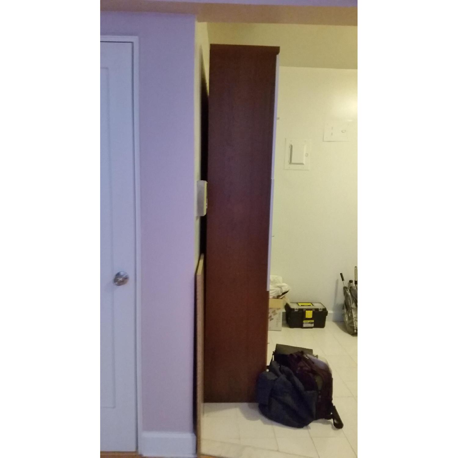 Ikea Storage Cabinet w/ Frosted Doors - image-4