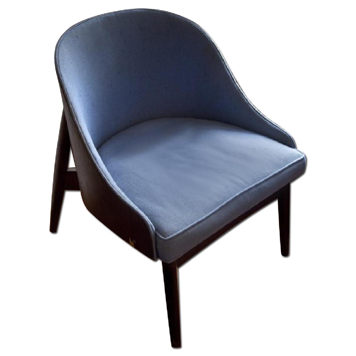 Mid-Century Barrel Back Chair - image-0