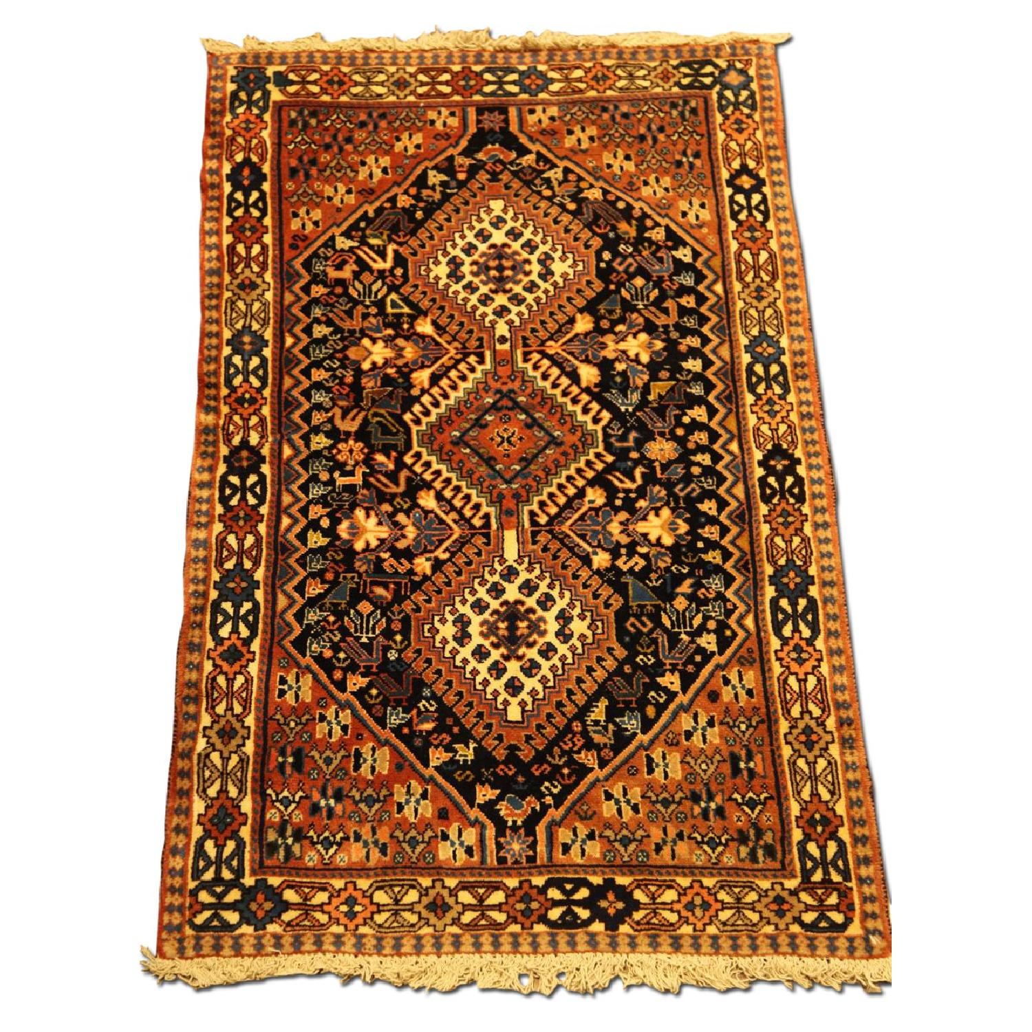 Yallameh/Shiraz Persian Handmade Area Rug - image-0