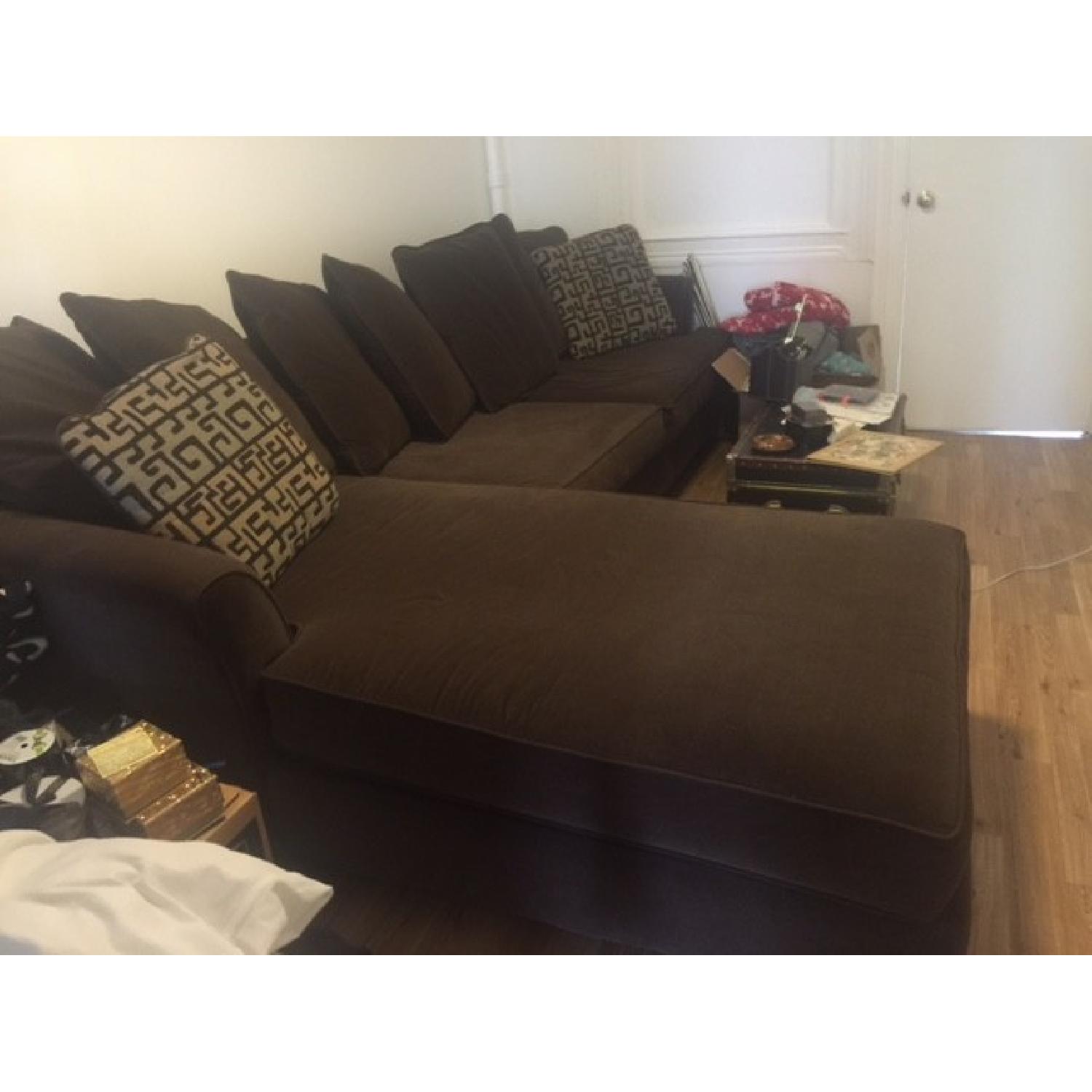 Raymour & Flanigan Lloyds of Chatham 2 Piece Sectional - image-3