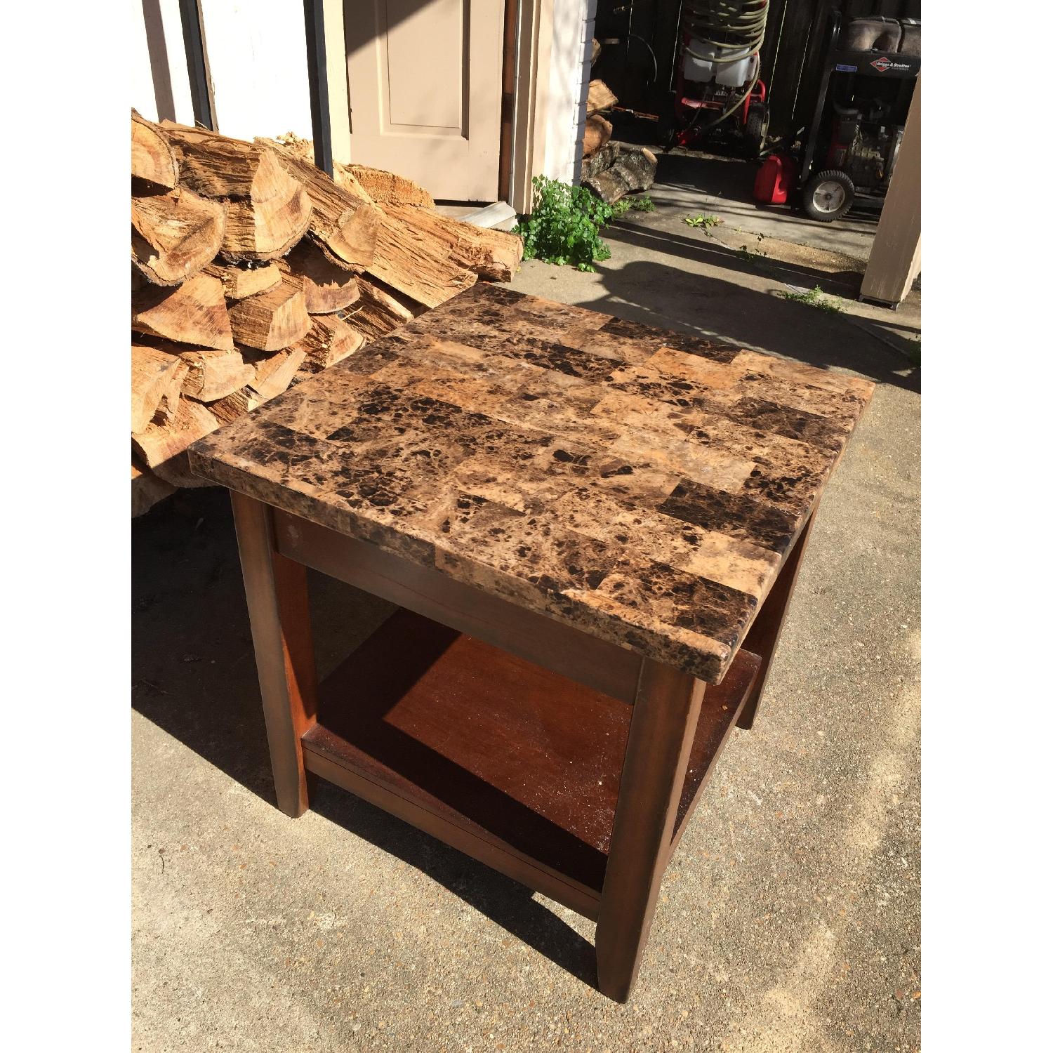 Granite Top Coffee Tables - 2 Available - image-2