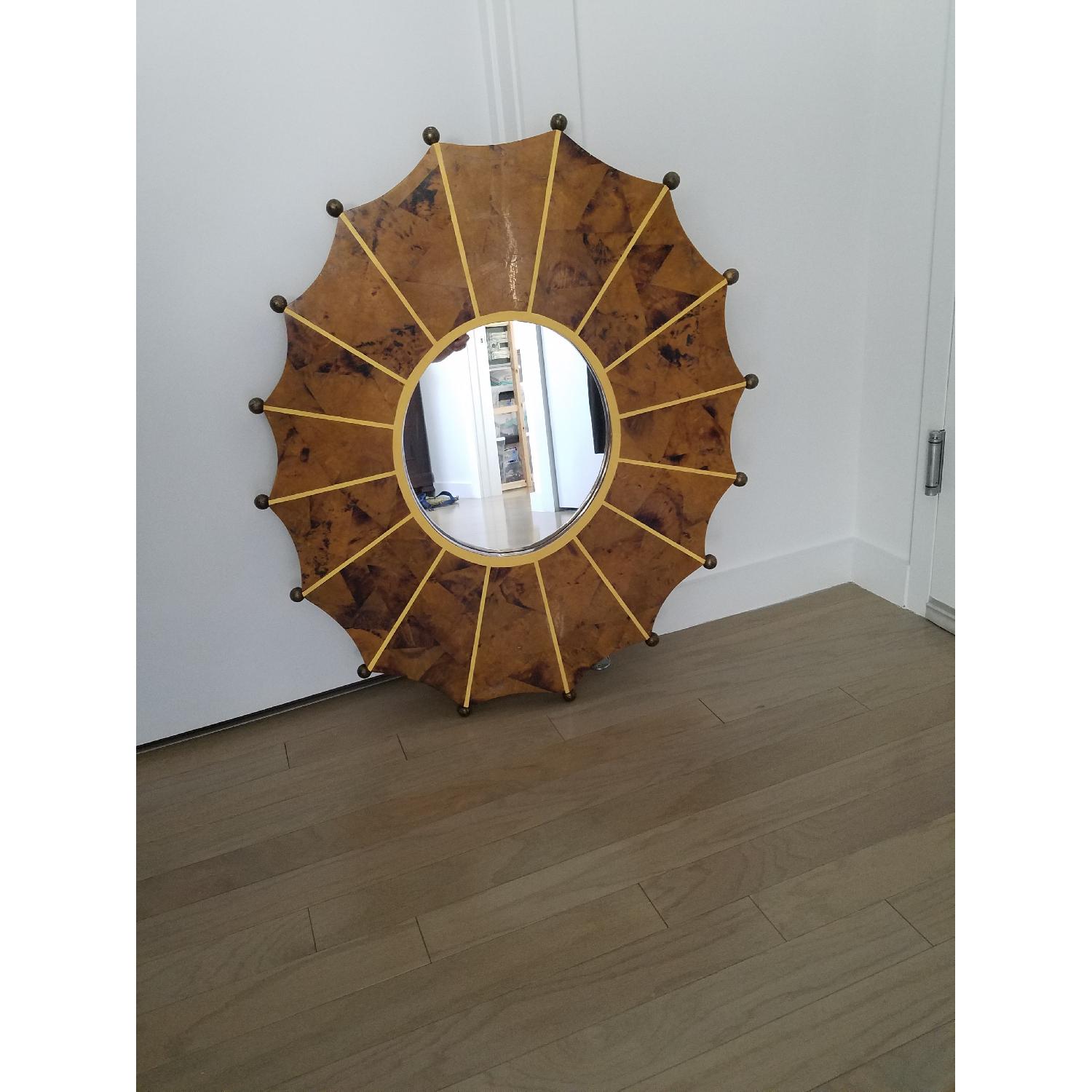 Maitland Smith Tessellated Shell Decorative Mirror - image-1