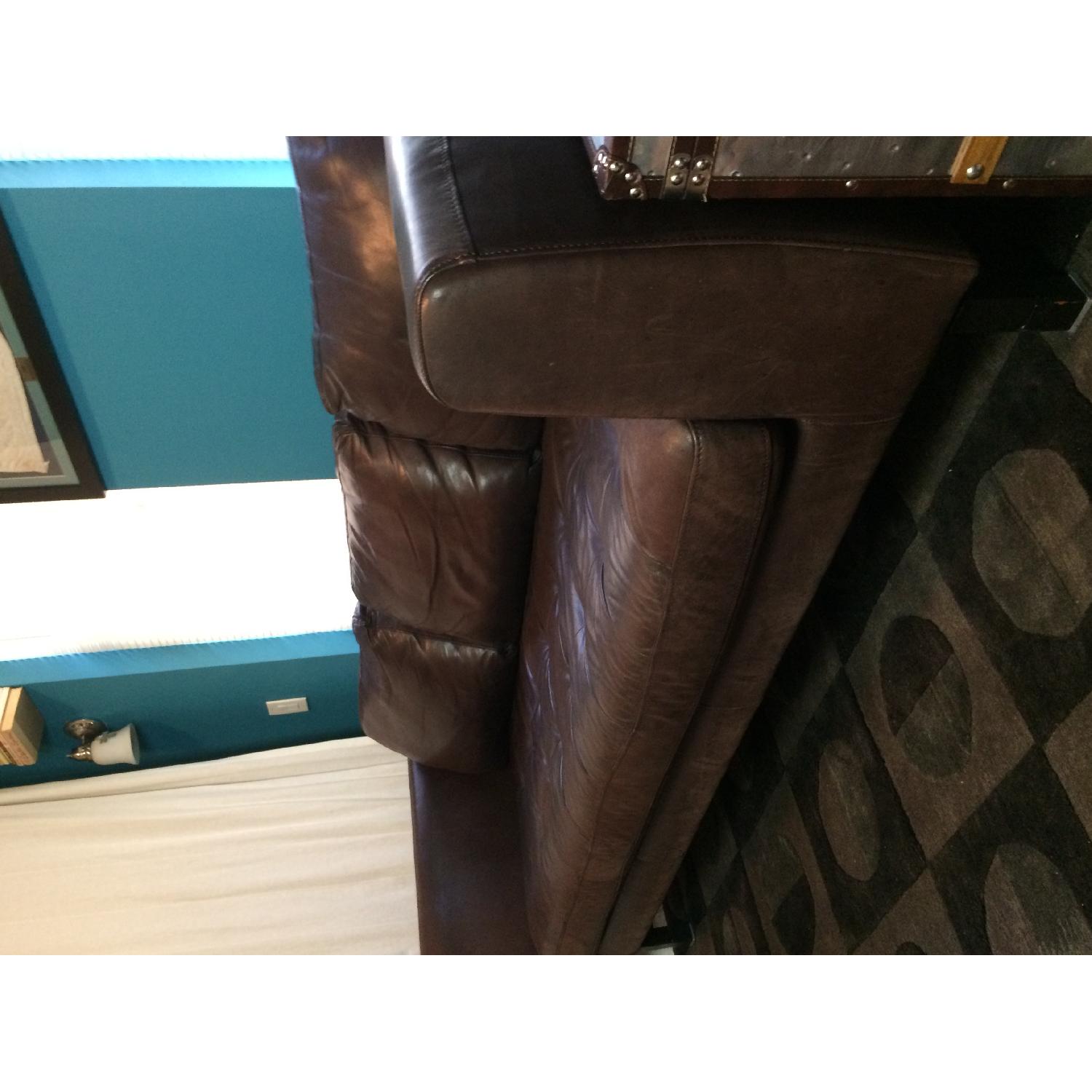 Vintage Italian Leather Couch - image-6