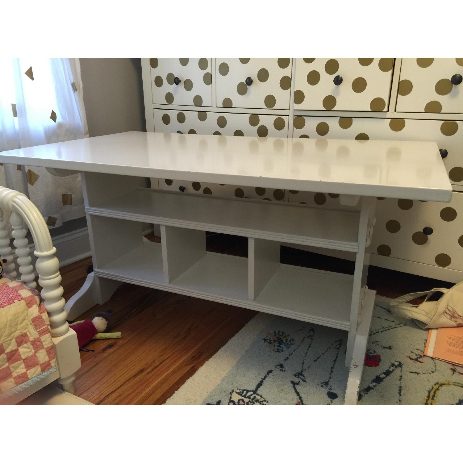 Land of Nod White Elementary Play Table for Kids - image-4