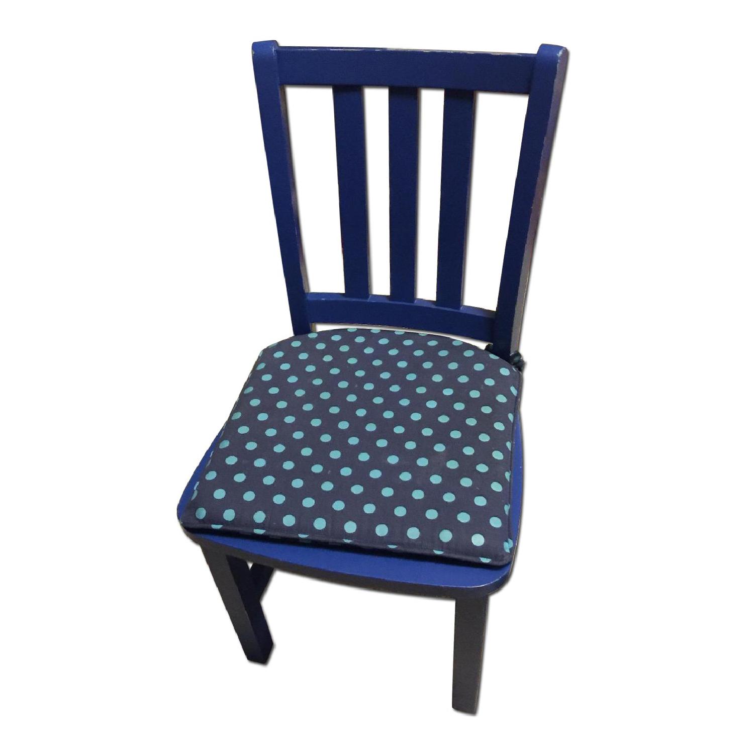 Land of Nod Parker Kid Chairs in Blue & Green - image-6