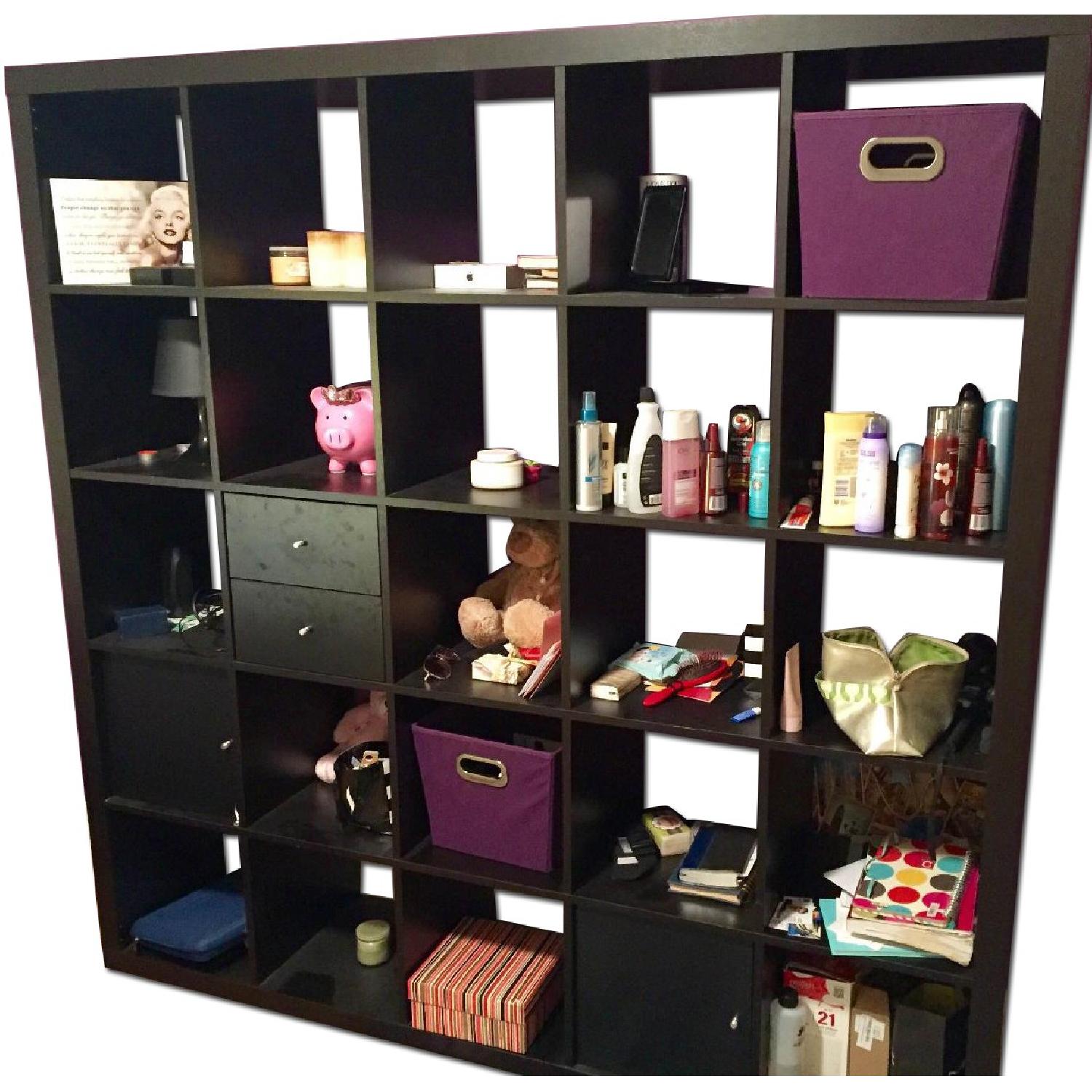 Ikea Kallax Cube Shelving Unit w/ Drawers AptDeco