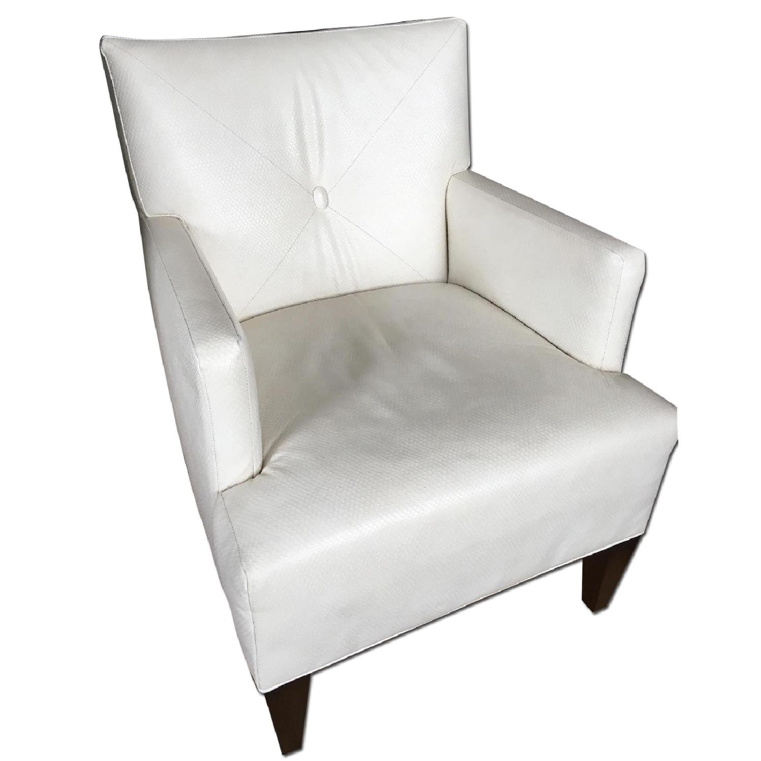 HBF Barbara Barry Brentwood Lounge Chairs Pair AptDeco