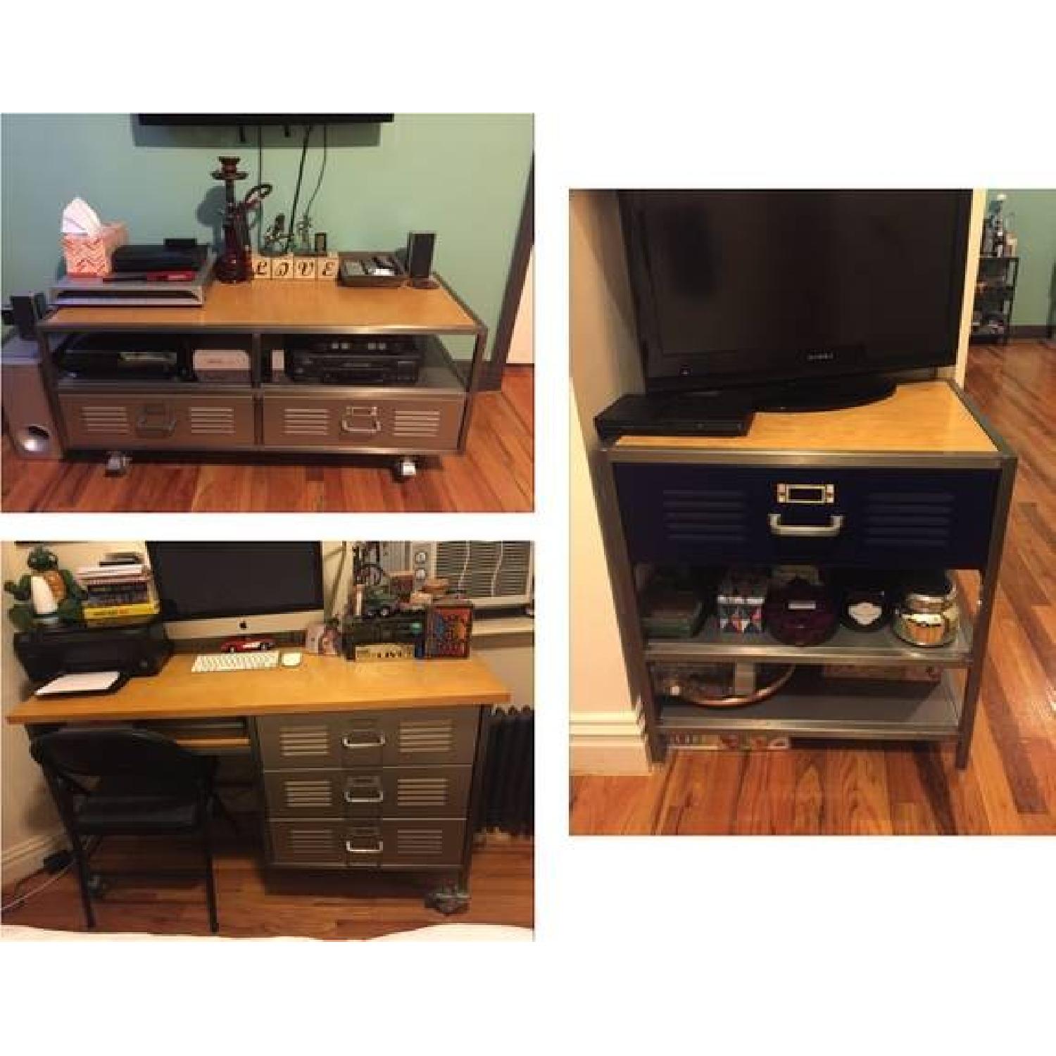 Pottery Barn Teens Locker Edition TV Stand - image-1