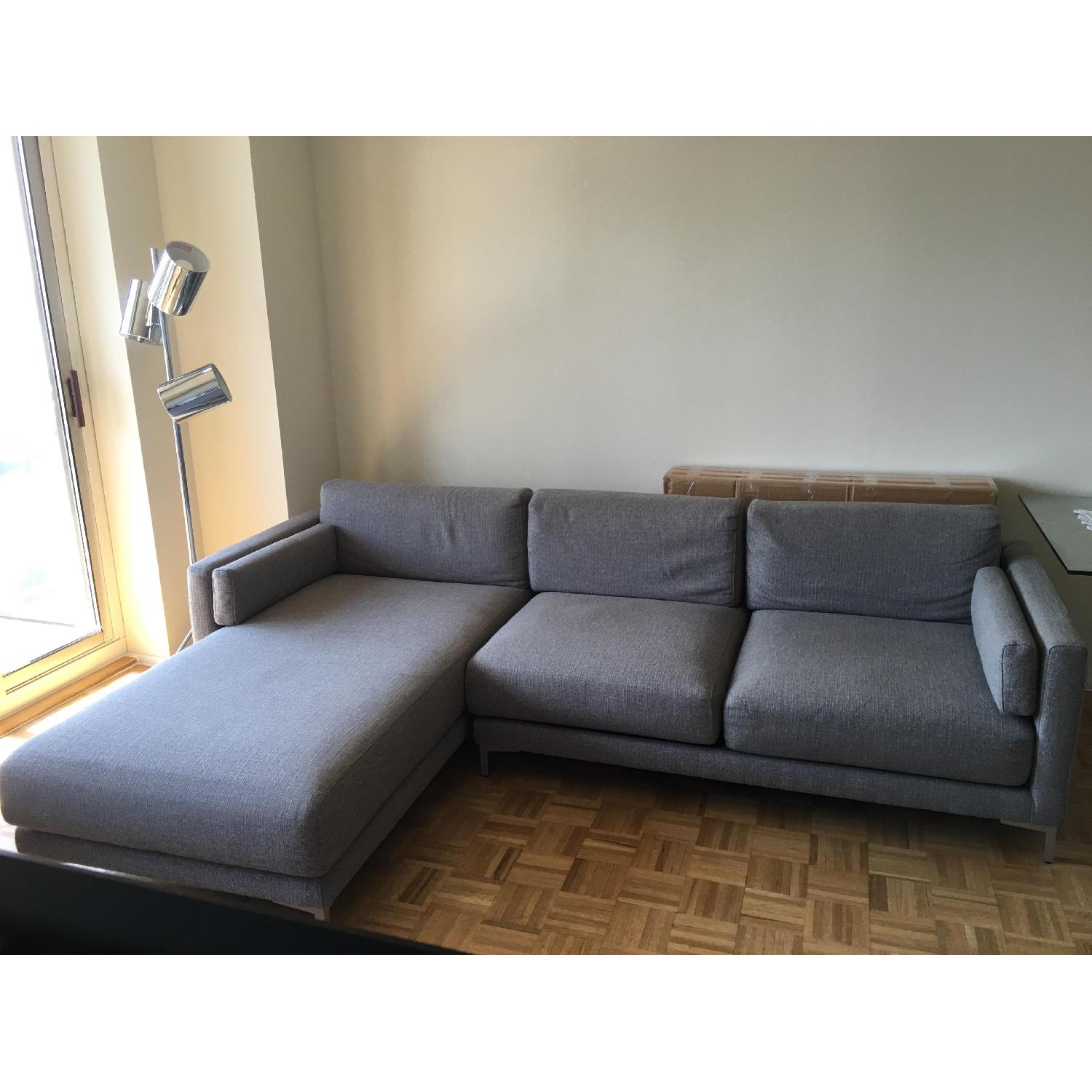 CB2 2-Piece Sectional Sofa - image-1