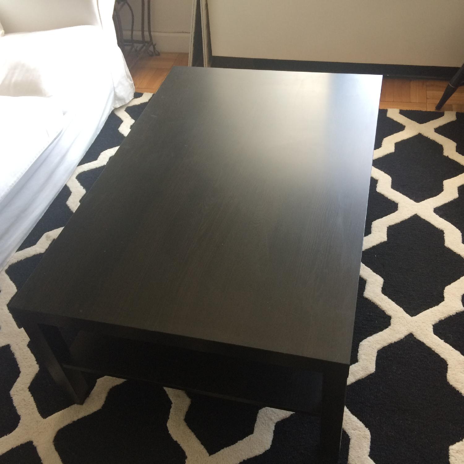 Ikea Dark Brown Coffee Table AptDeco