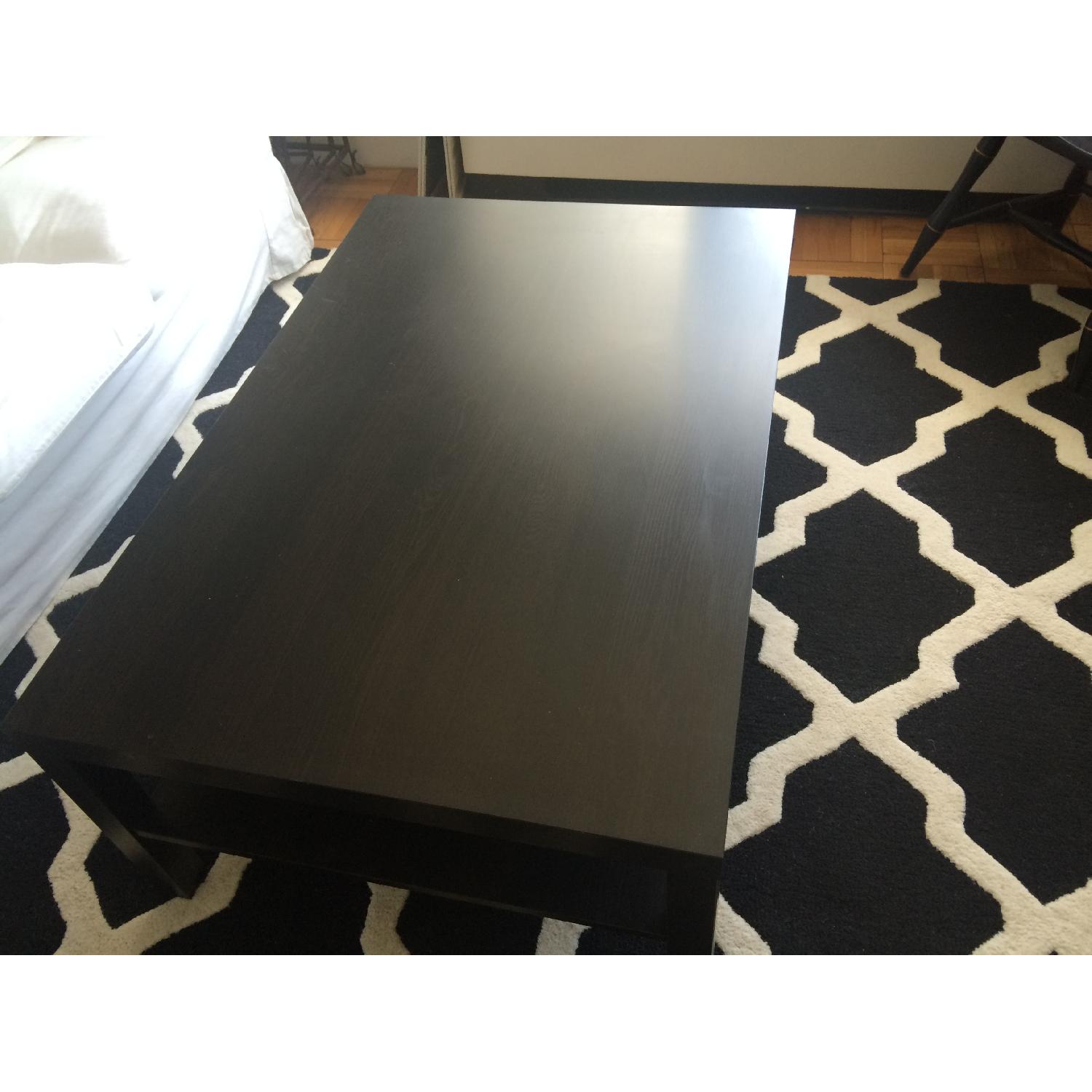 Ikea Dark Brown Coffee Table AptDeco