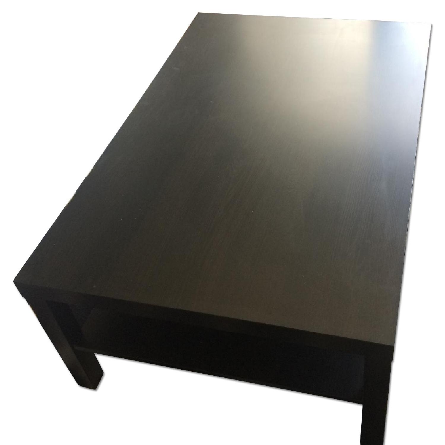 Ikea Dark Brown Coffee Table AptDeco