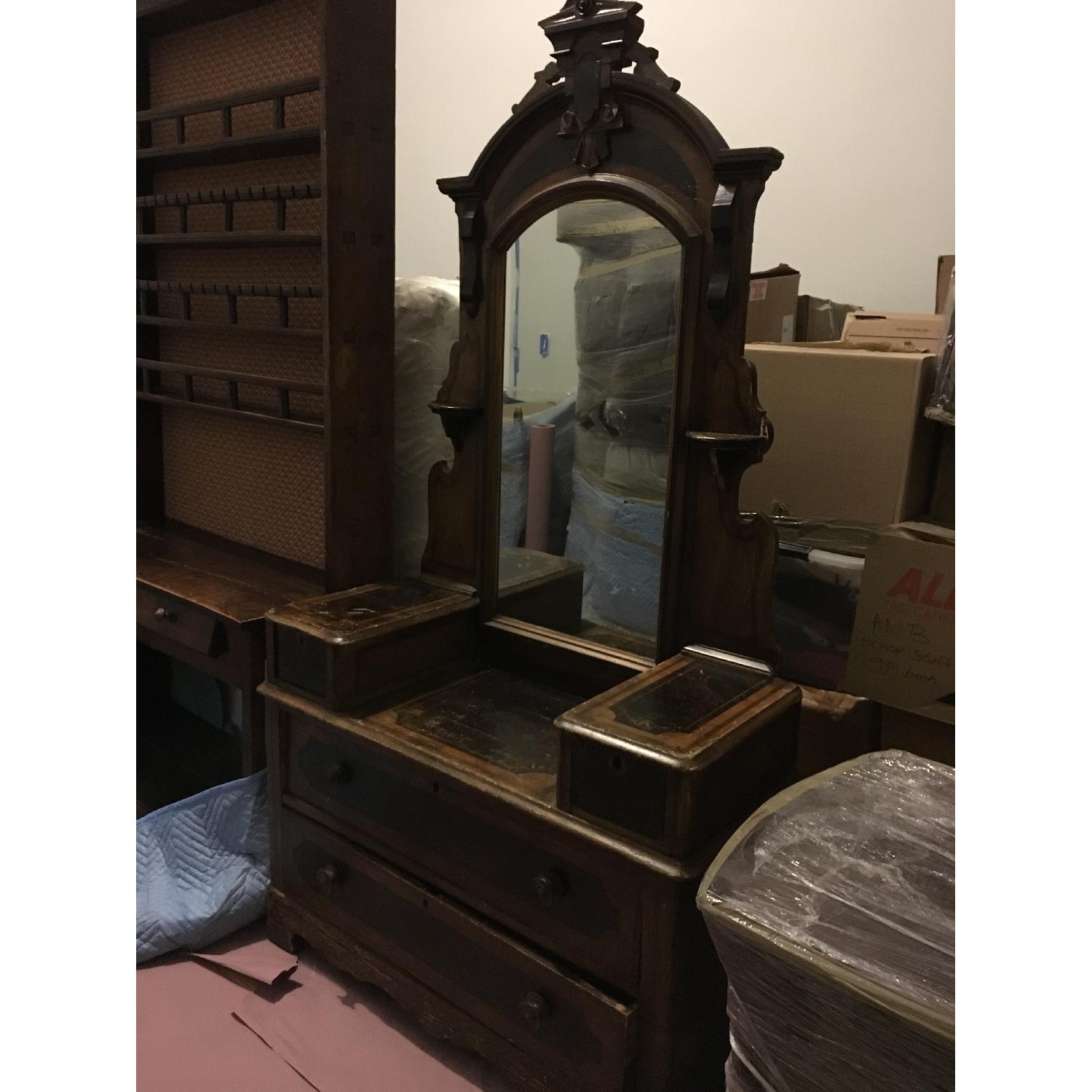 Antique Austrian Victorian 19th Century Vanity - image-2