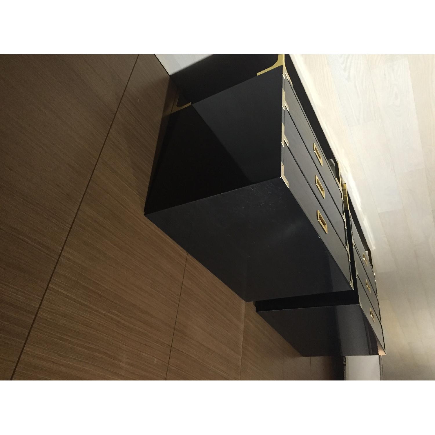 Mod Shop Jet Black Nightstands - Pair - image-2