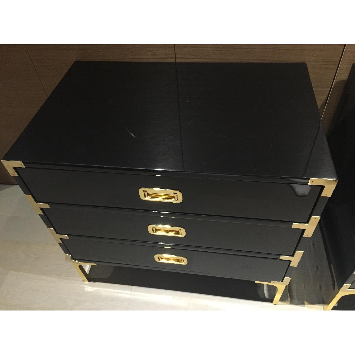 Mod Shop Jet Black Nightstands - Pair - image-3
