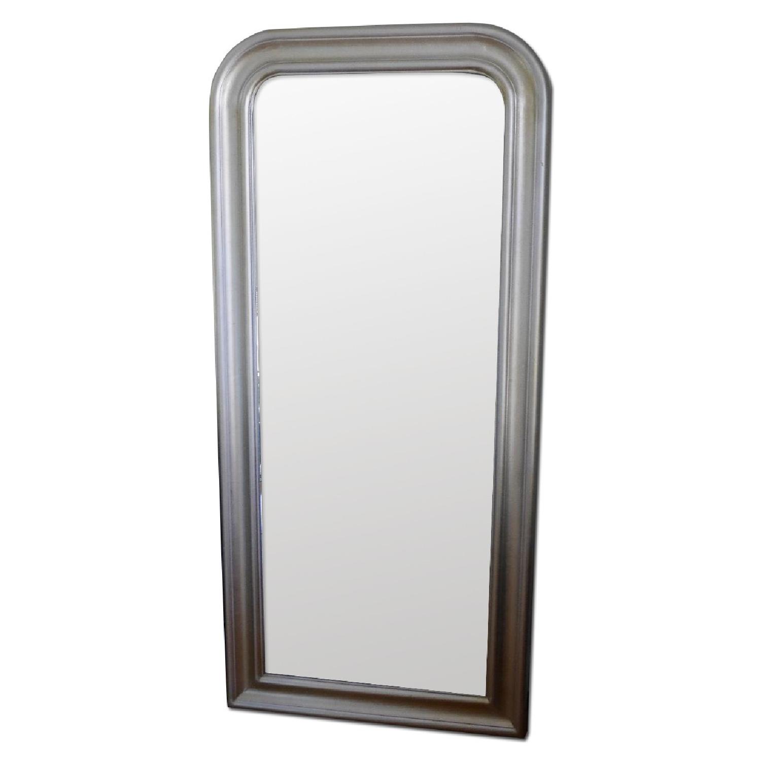 Ikea Songe Floor Mirror in Silver AptDeco