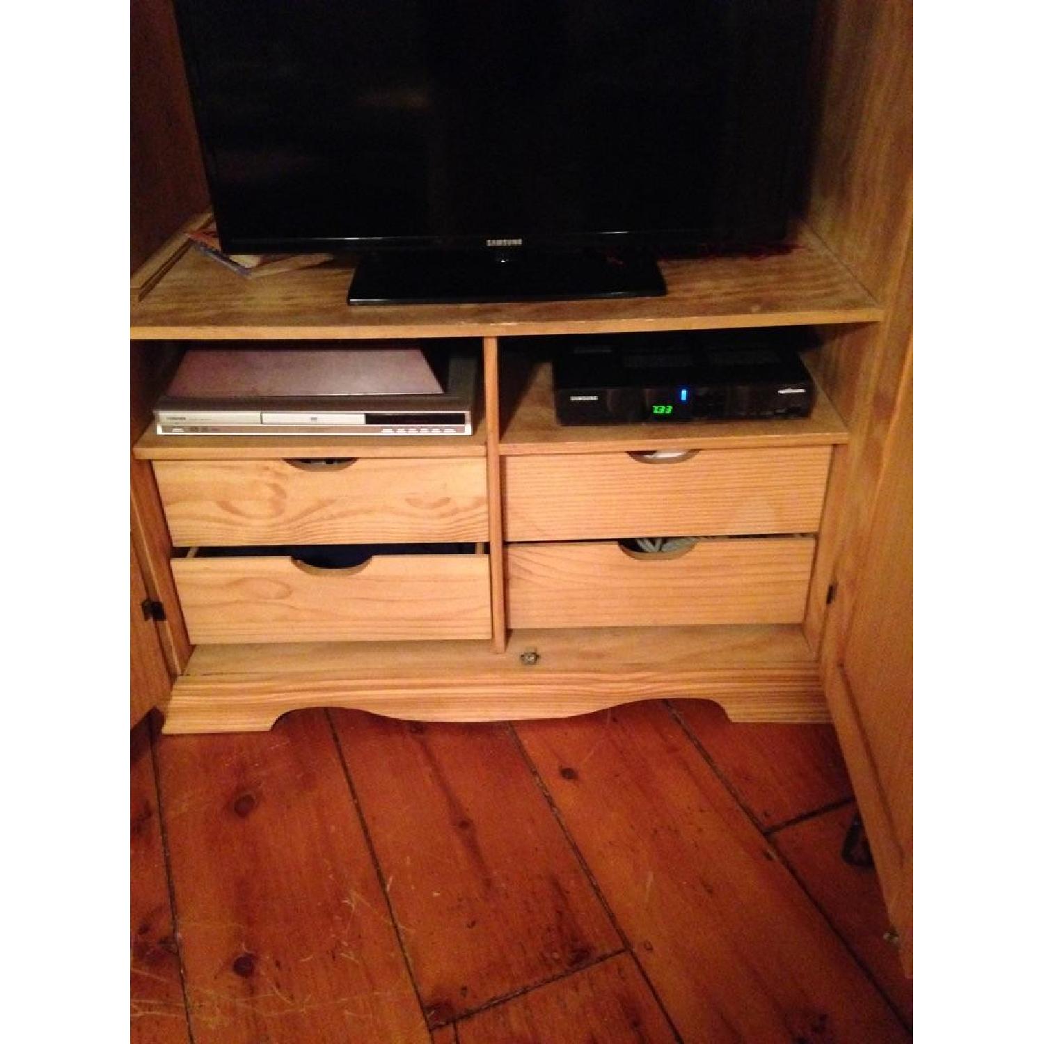 Wood Armoire/TV Entertainment Center - image-4
