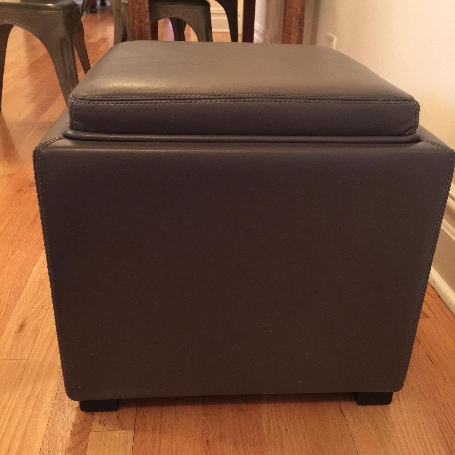 Crate & Barrel Cube/Ottoman - 2 Available - image-1