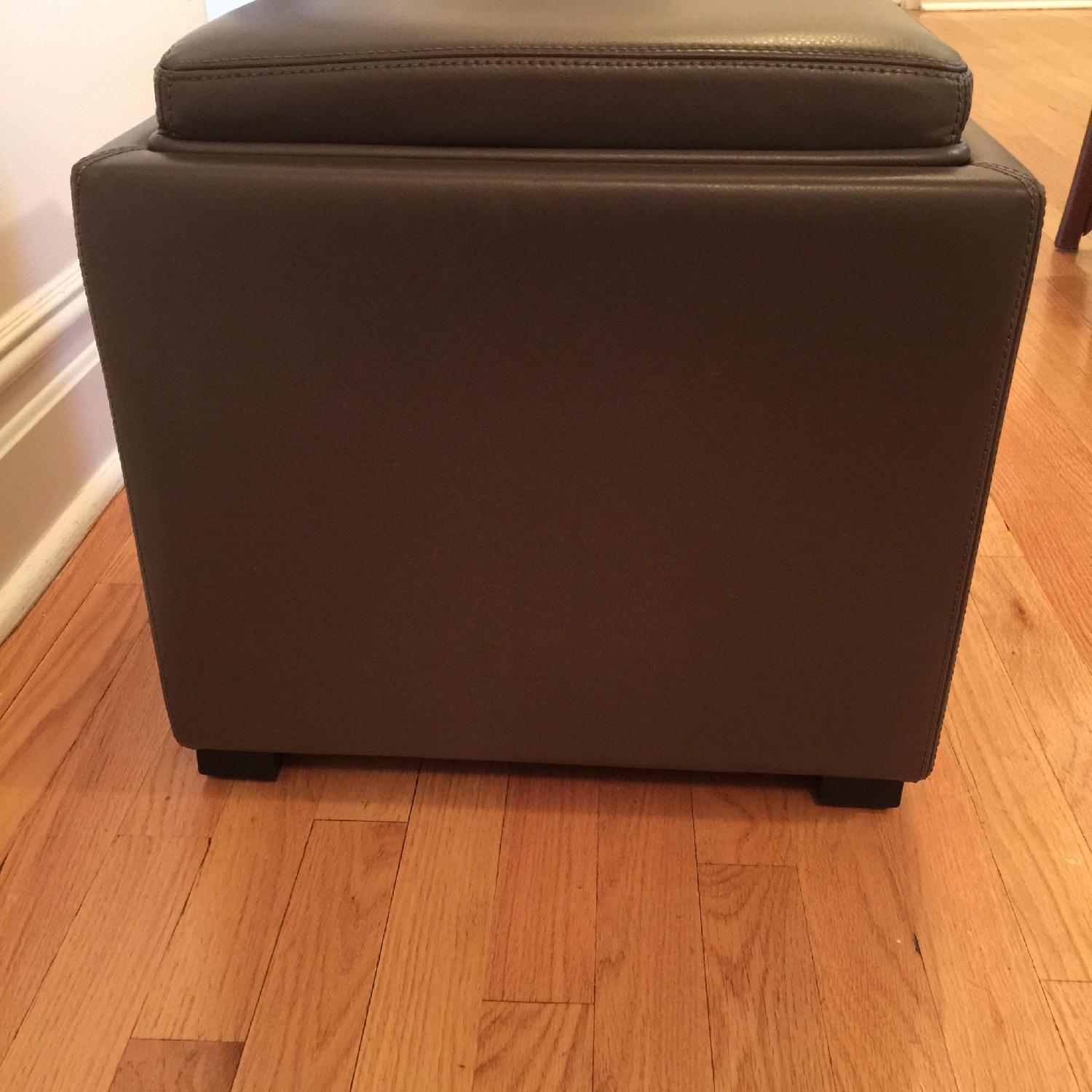 Crate & Barrel Cube/Ottoman - 2 Available - image-2