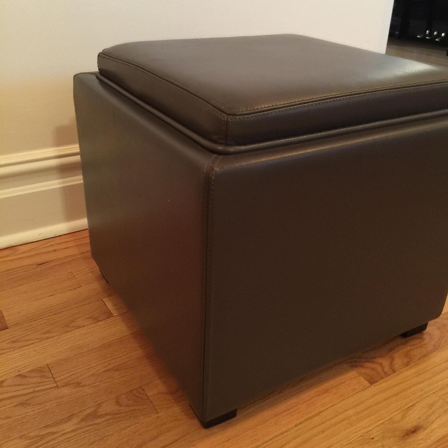 Crate & Barrel Cube/Ottoman - 2 Available - image-4