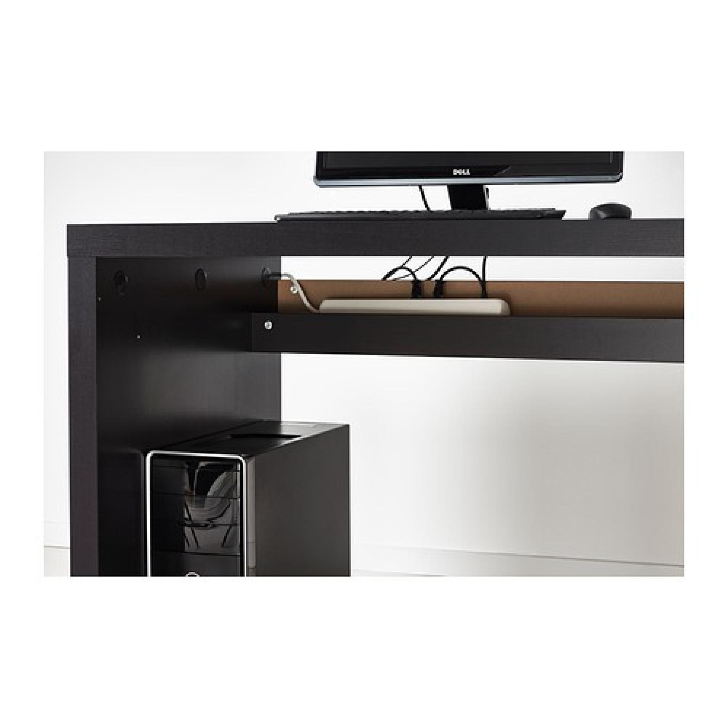 Ikea Malm Desk in Black-Brown - image-6