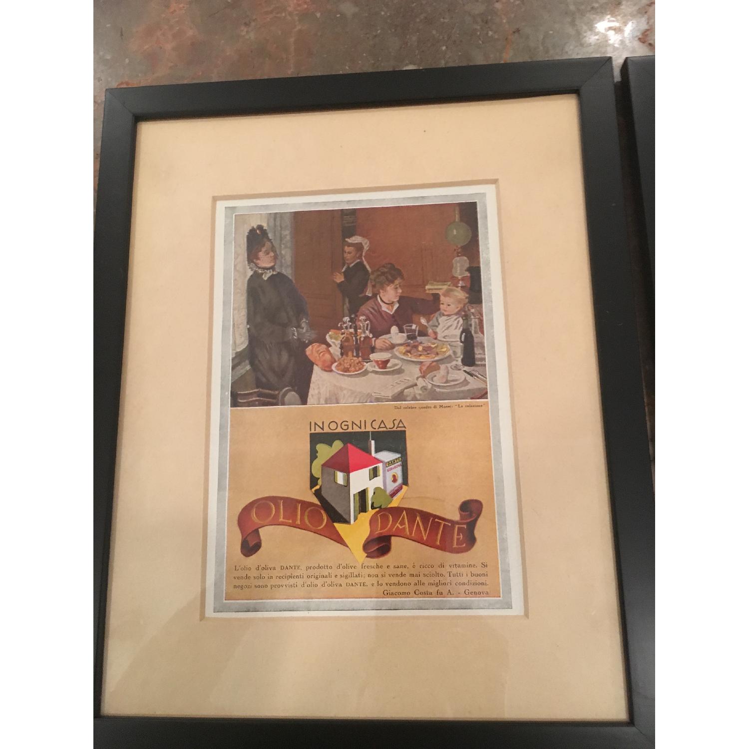 Vintage Italian Food Advertisement Prints - Set of 3 - image-2