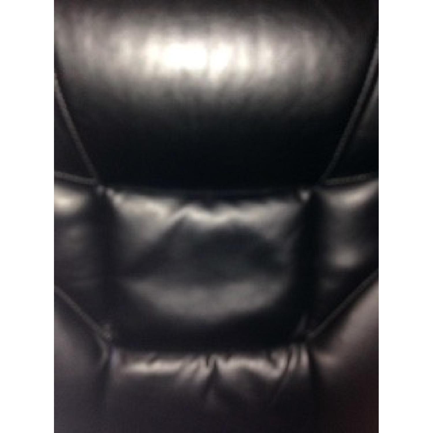 Staples Bonded Leather High-Back Manager's Chair in Black - image-6