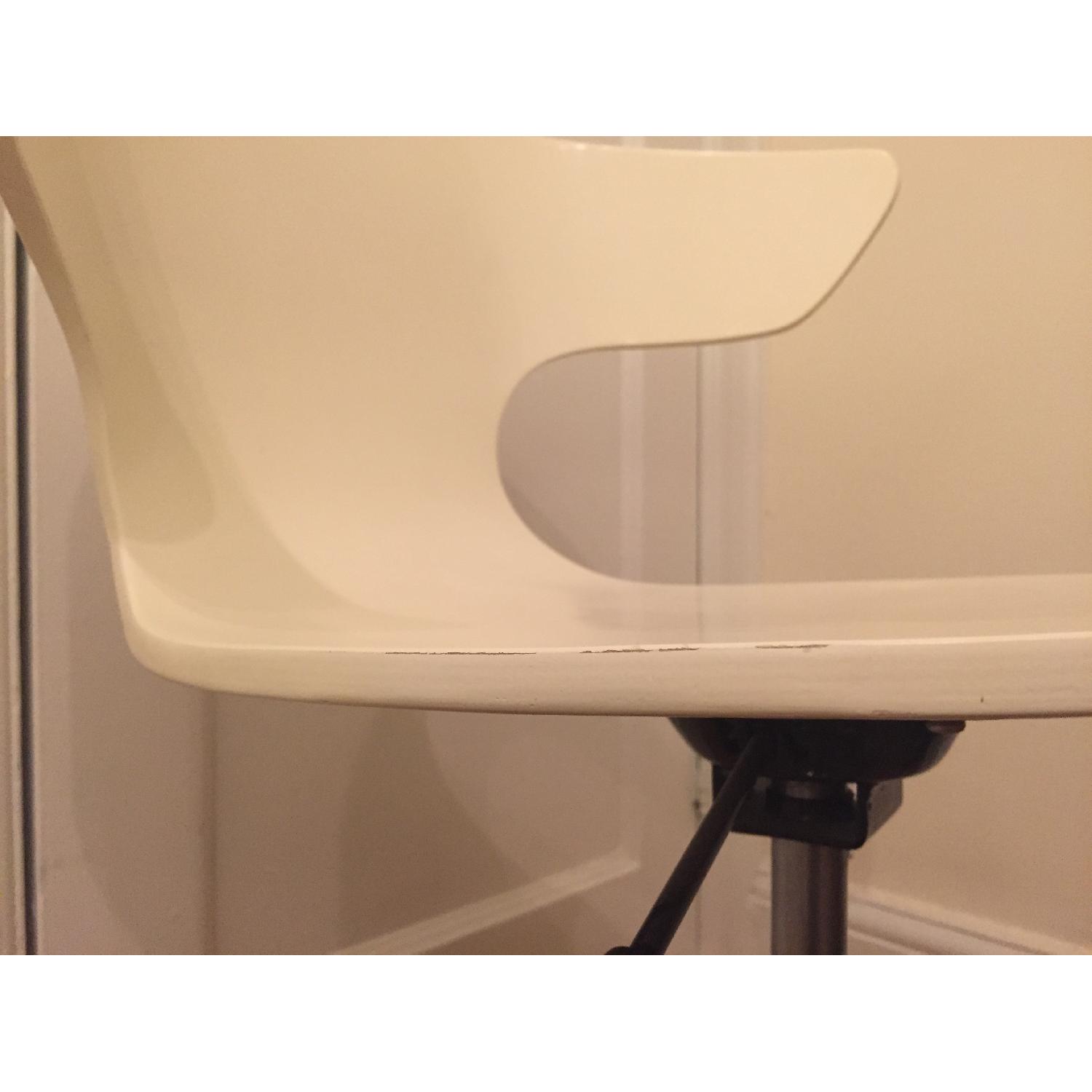 West Elm Wrap Desk Chair in White - image-5