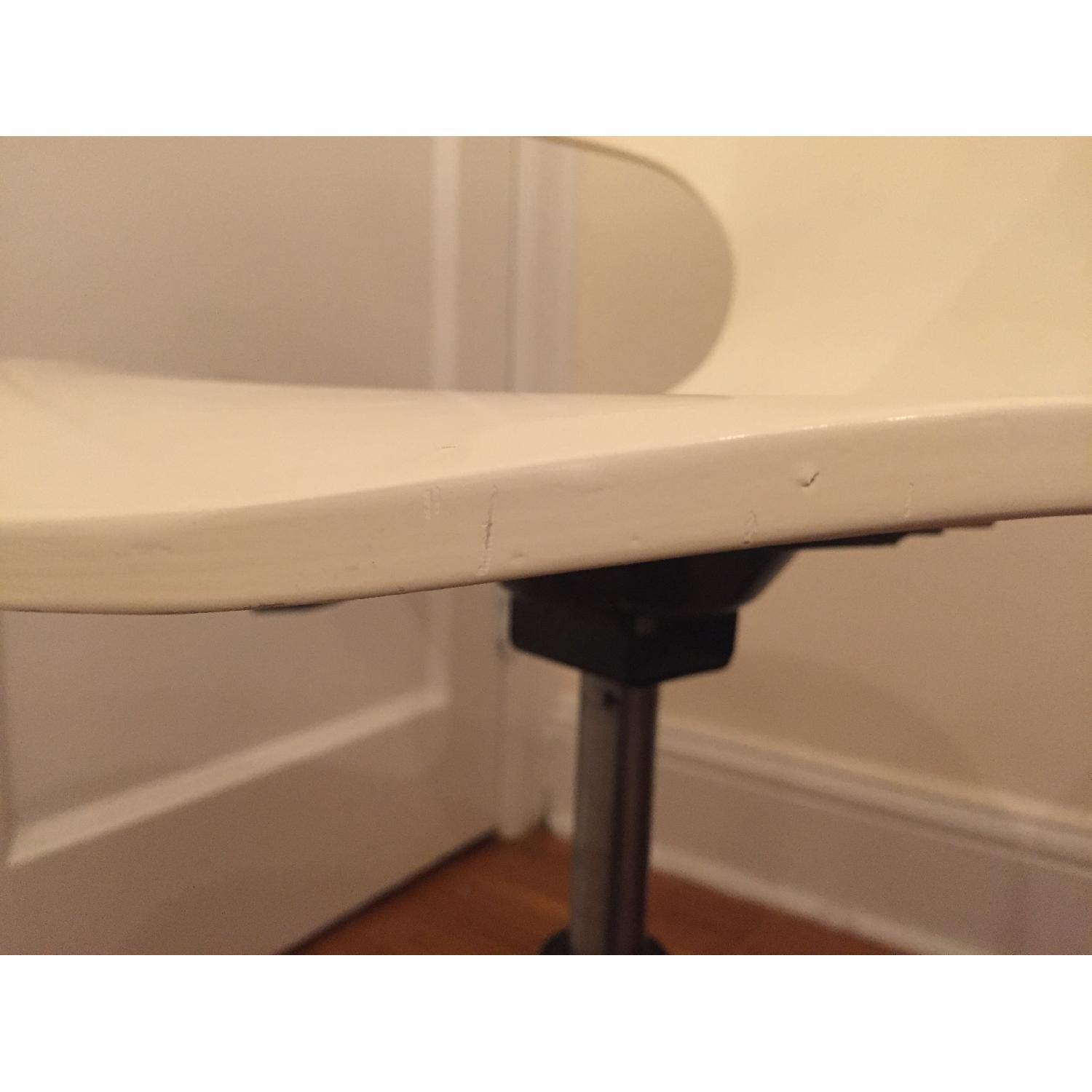 West Elm Wrap Desk Chair in White - image-9