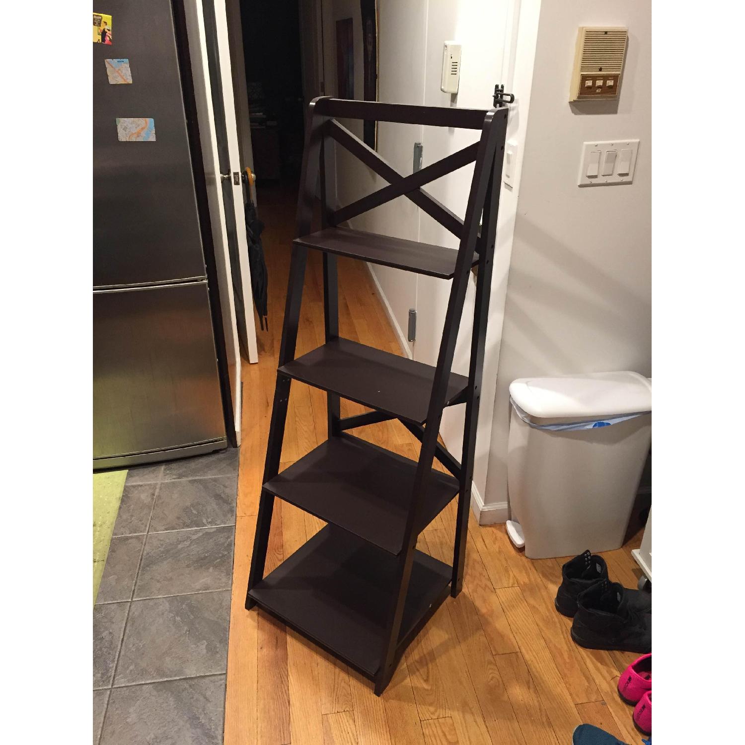 4 Tier A-Frame Bookshelf - image-1