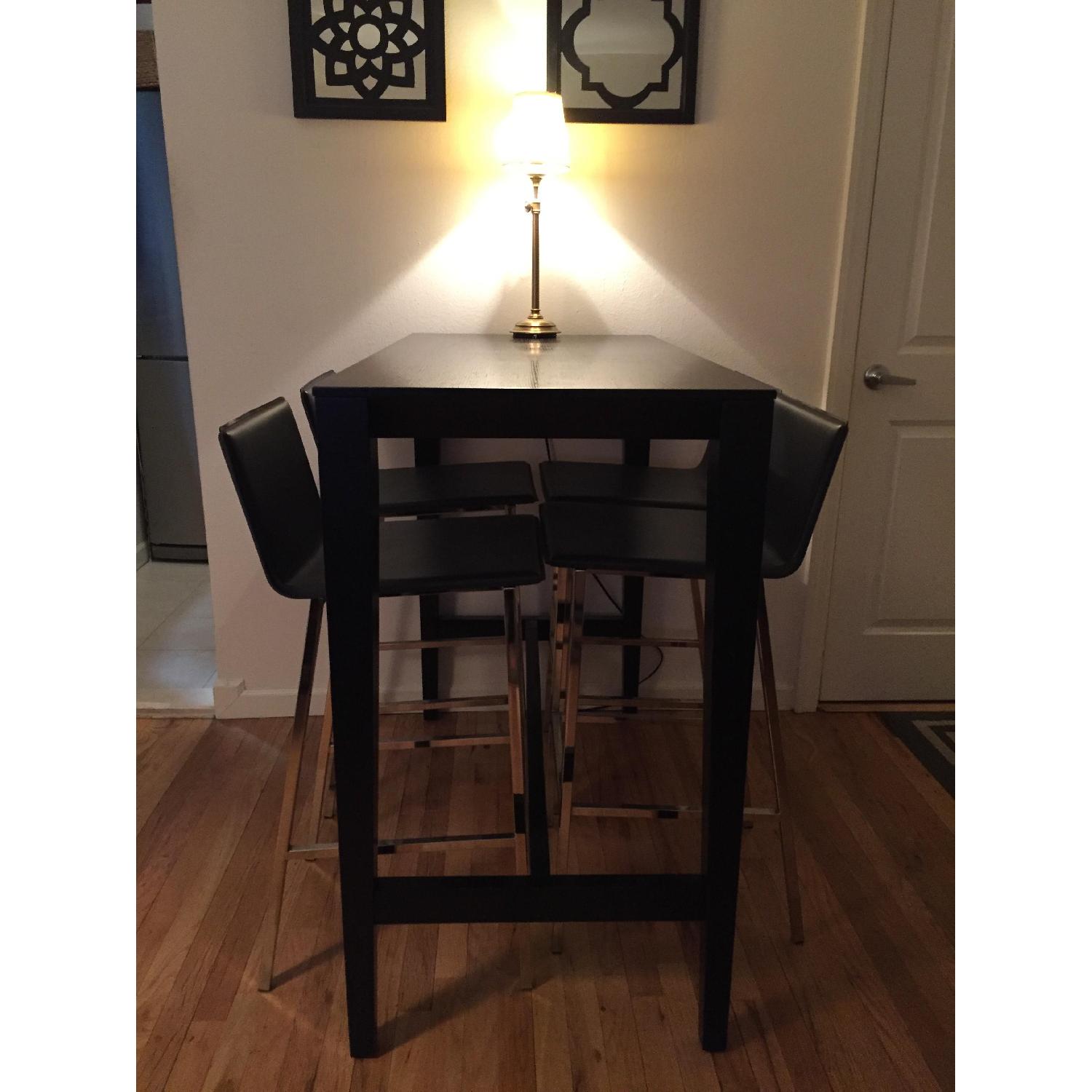 Crate & Barrel Triad High Dining Table AptDeco