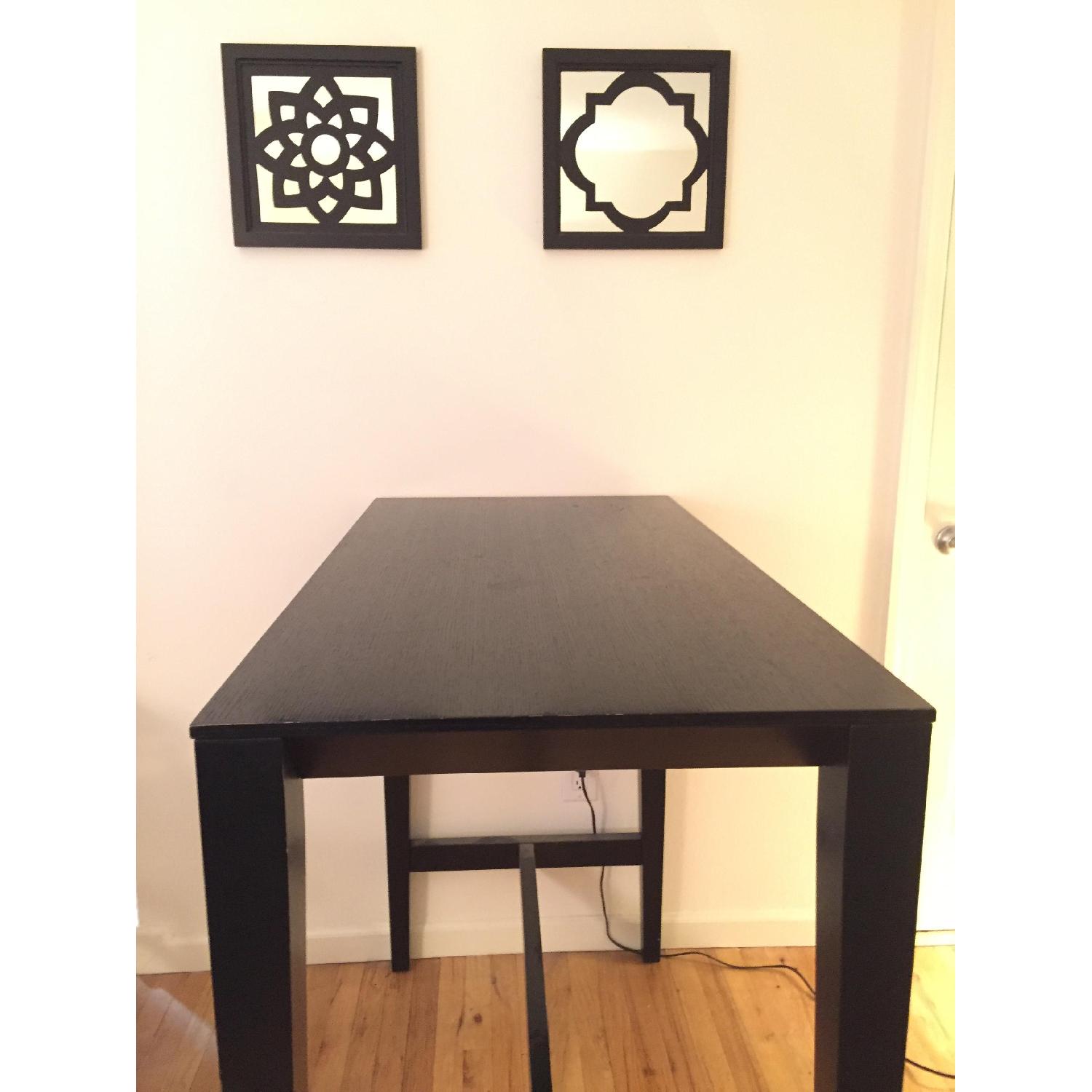 Crate & Barrel Triad High Dining Table AptDeco
