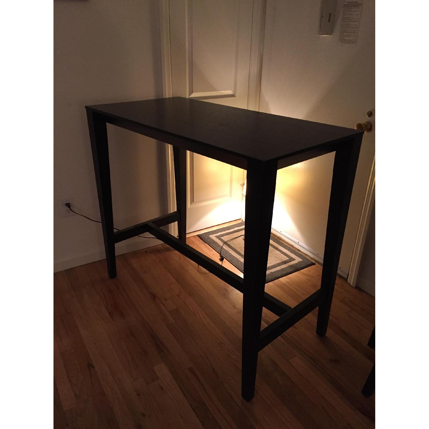Crate & Barrel Triad High Dining Table AptDeco