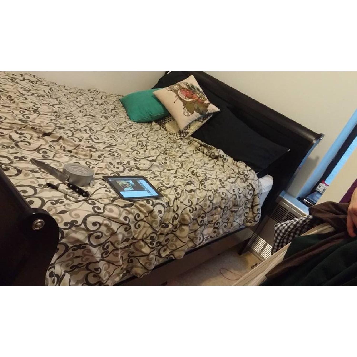 American Signature Queen Sleigh Bed - image-2