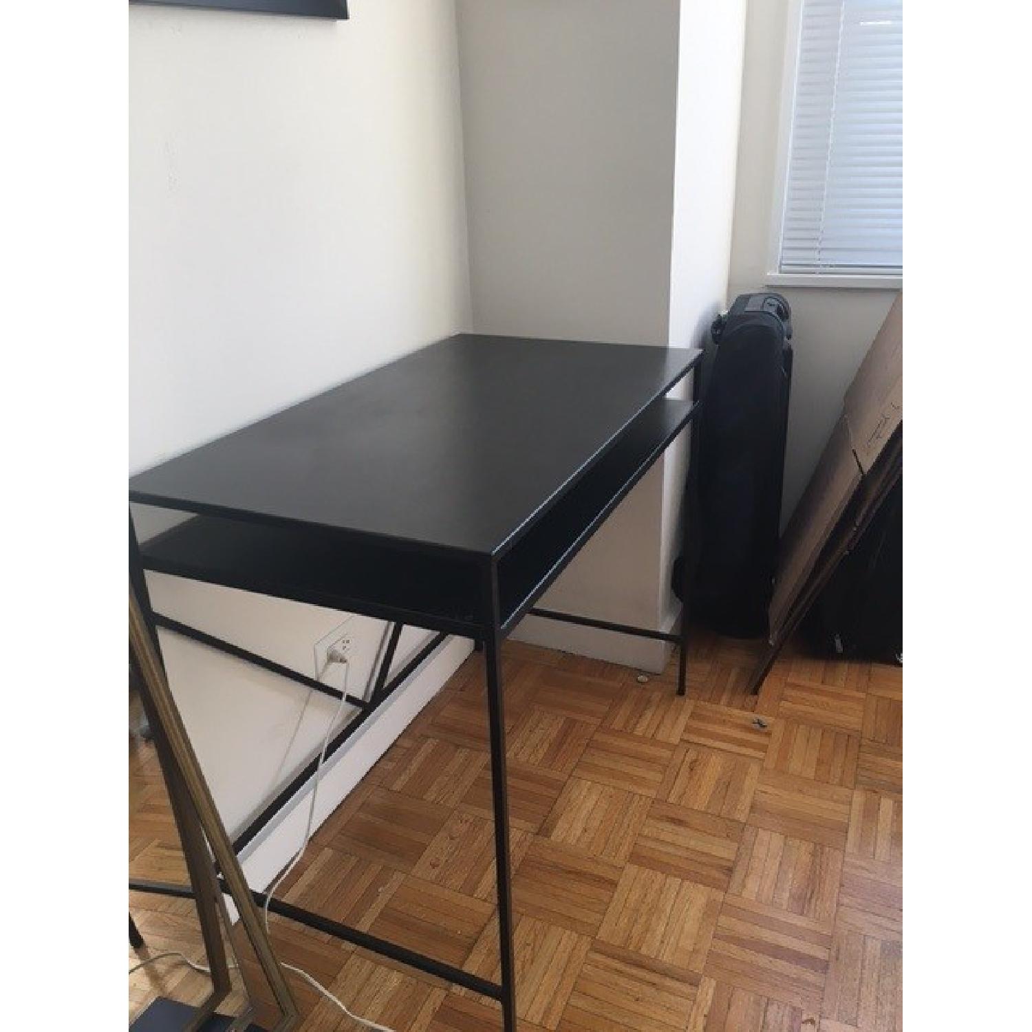 Room & Board Slim Desk in Graphite AptDeco