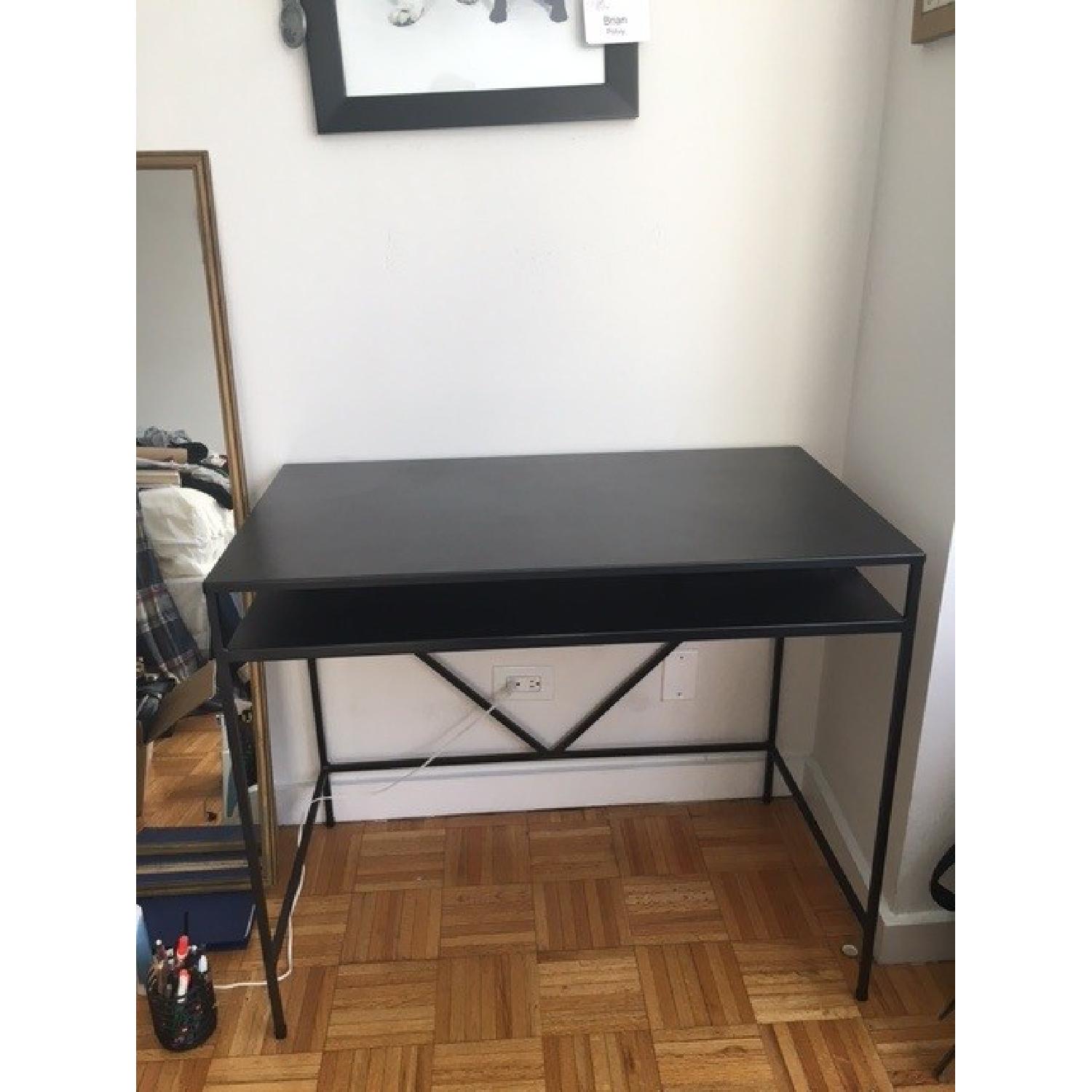 Room & Board Slim Desk in Graphite AptDeco