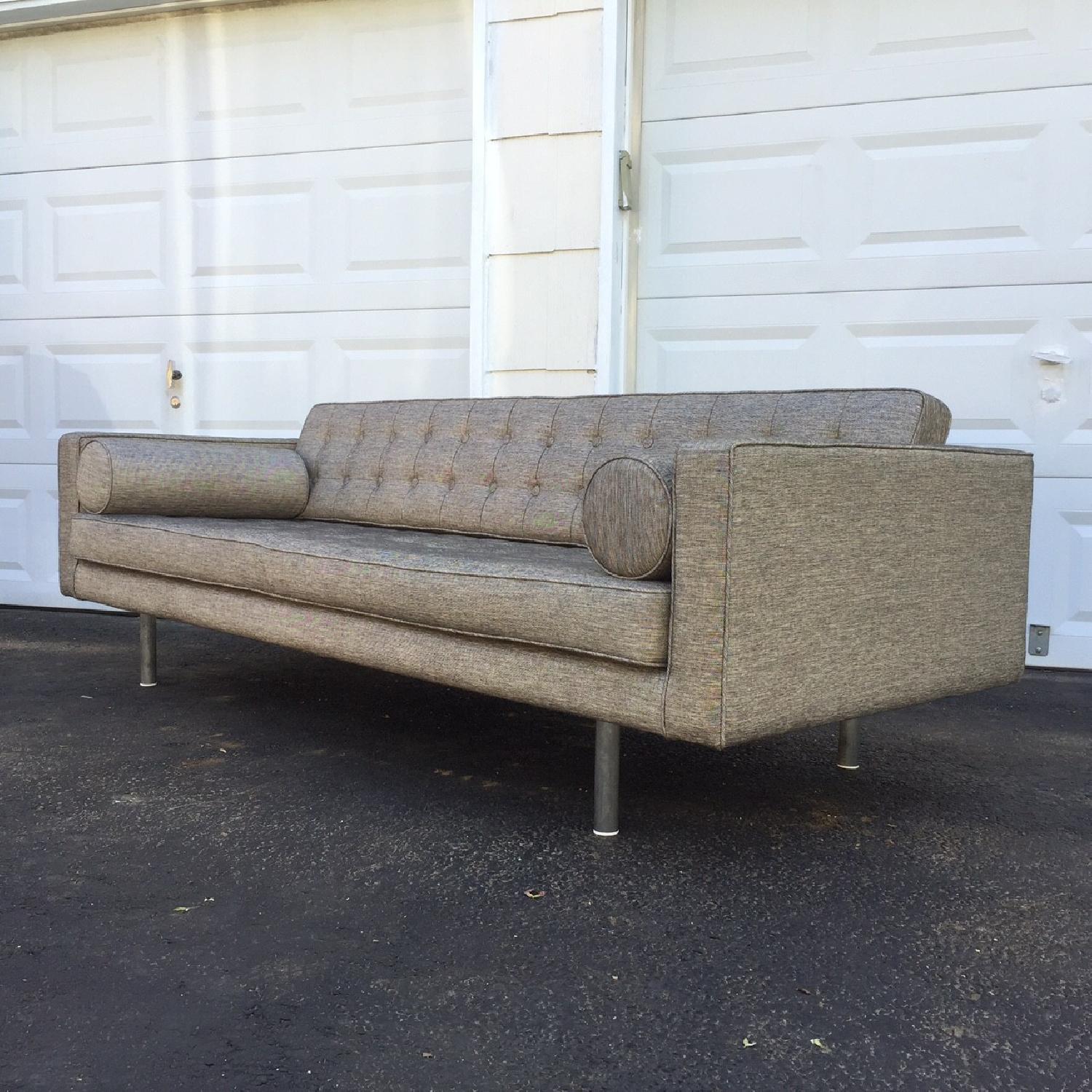 Mid-Century Style Tufted Sofa - image-2