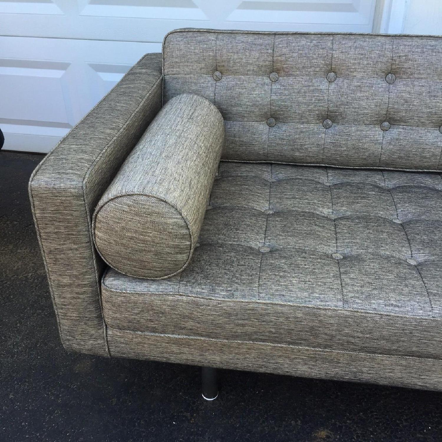 Mid-Century Style Tufted Sofa - image-5