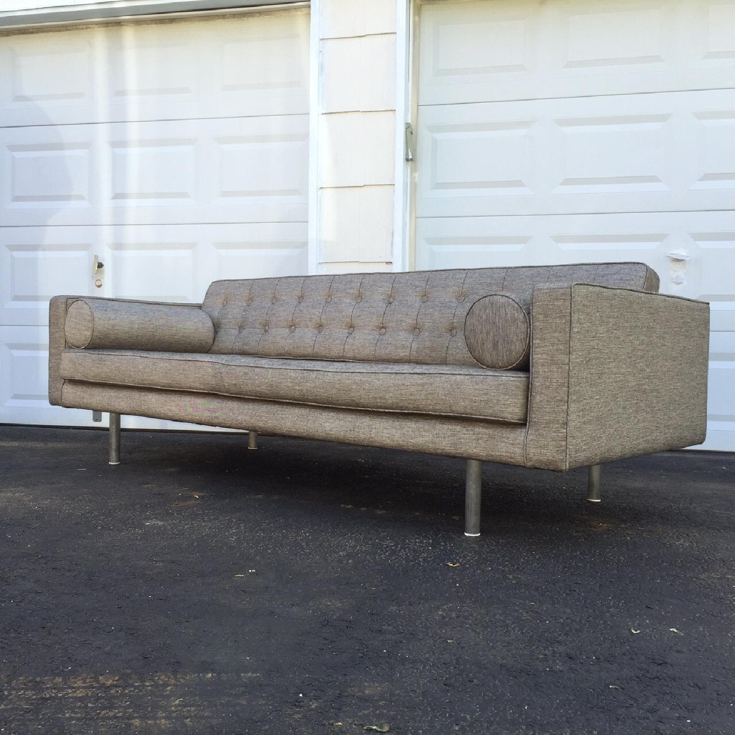 Mid-Century Style Tufted Sofa - image-7