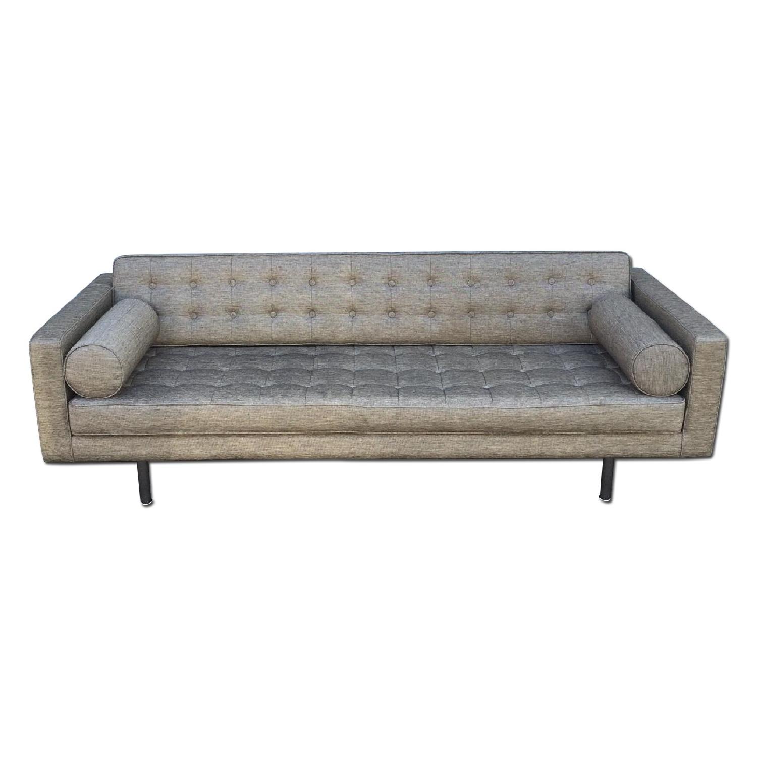 Mid-Century Style Tufted Sofa - image-0