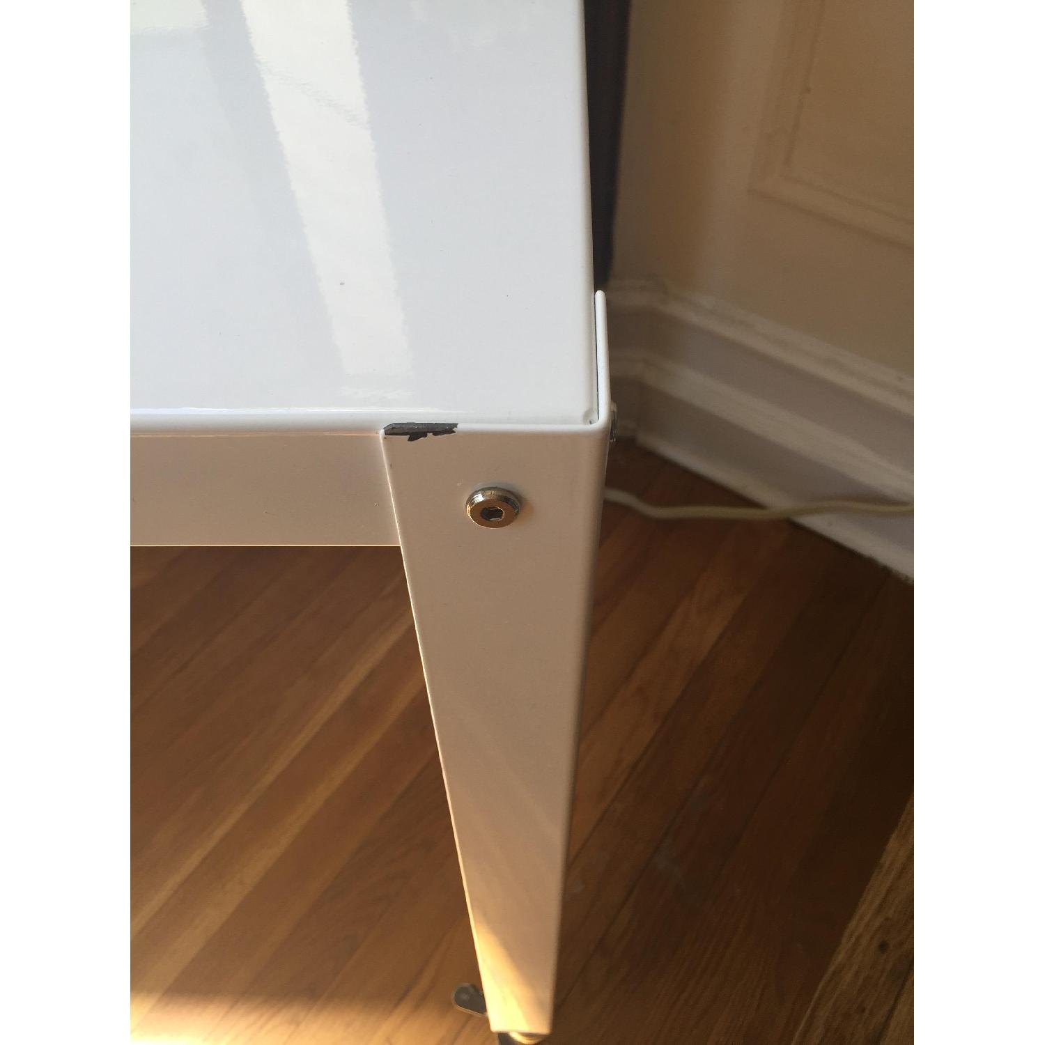 CB2 Go Cart Rolling Desk + Filing Cabinet - image-2