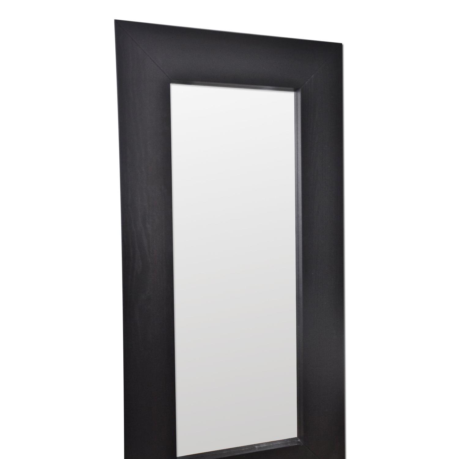 Ikea Large Black Mirror AptDeco