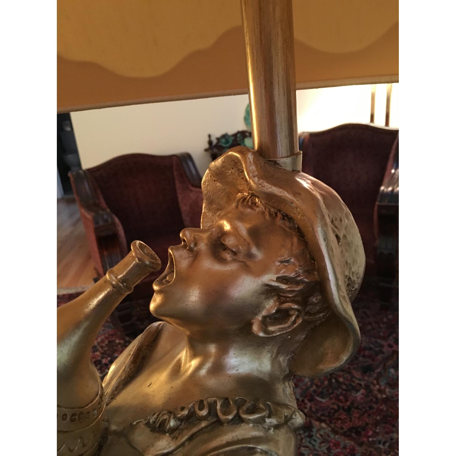 Marbro Lamp Co. Circa 1950's Boy w/ Jug Table Lamp - image-4