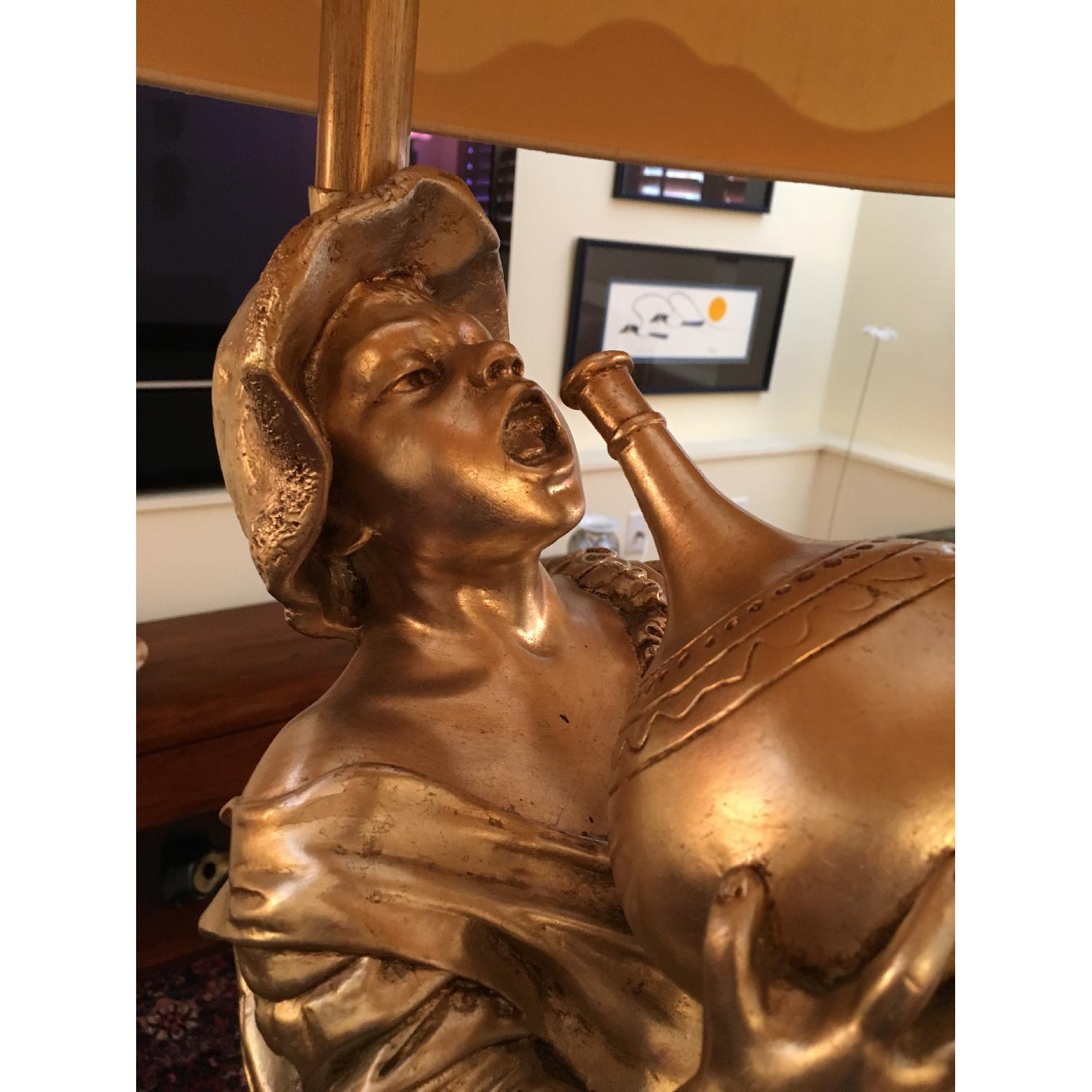 Marbro Lamp Co. Circa 1950's Boy w/ Jug Table Lamp - image-6