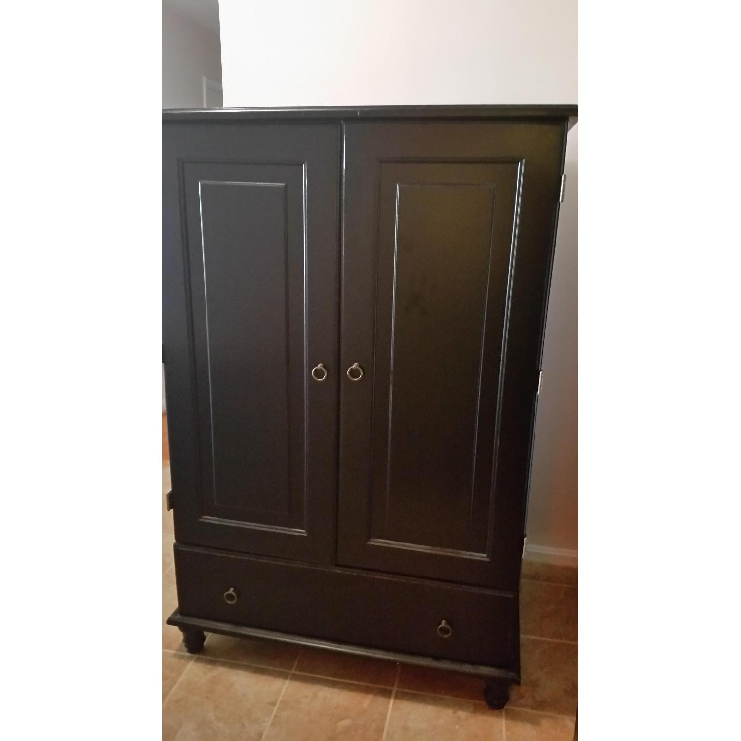World Market Solid Wood Armoire - image-1