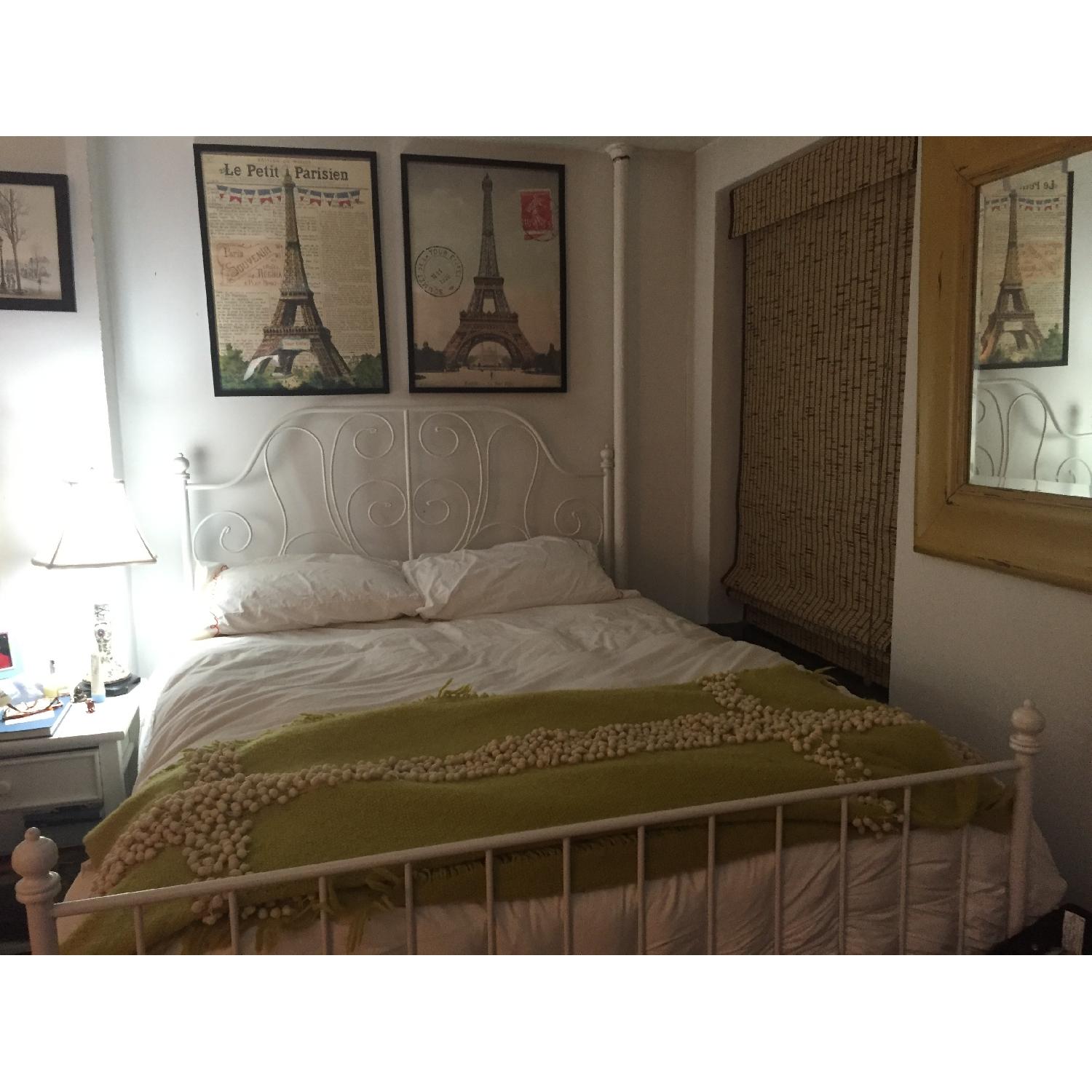 Ikea Wrought Iron Full Size Bed Frame - image-2